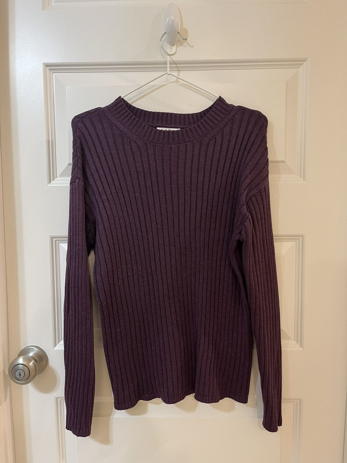 Jessica Simpson Jessica Simpson Size S Mauve Ribbed Cable Knit Sweater Size S / US 4 / IT 40 - 1 Thumbnail