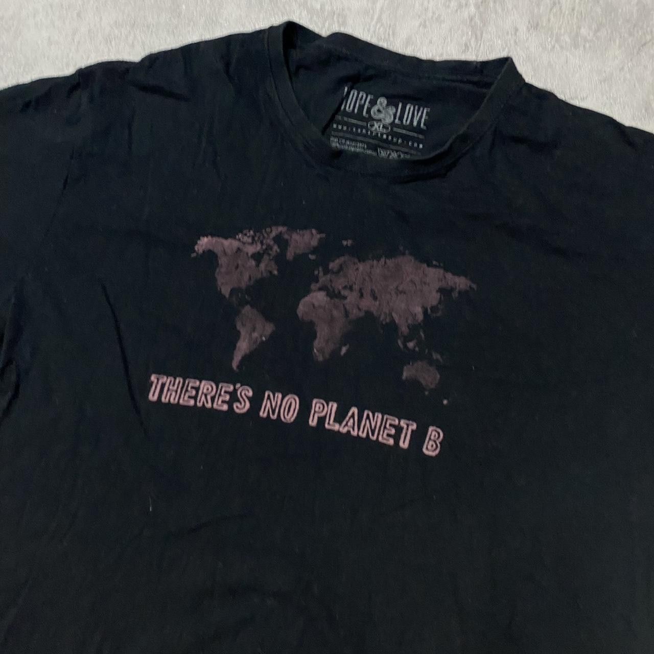 Other Black cotton "There's no planet B" graphic tee Size US XL / EU 56 / 4 - 2 Thumbnail