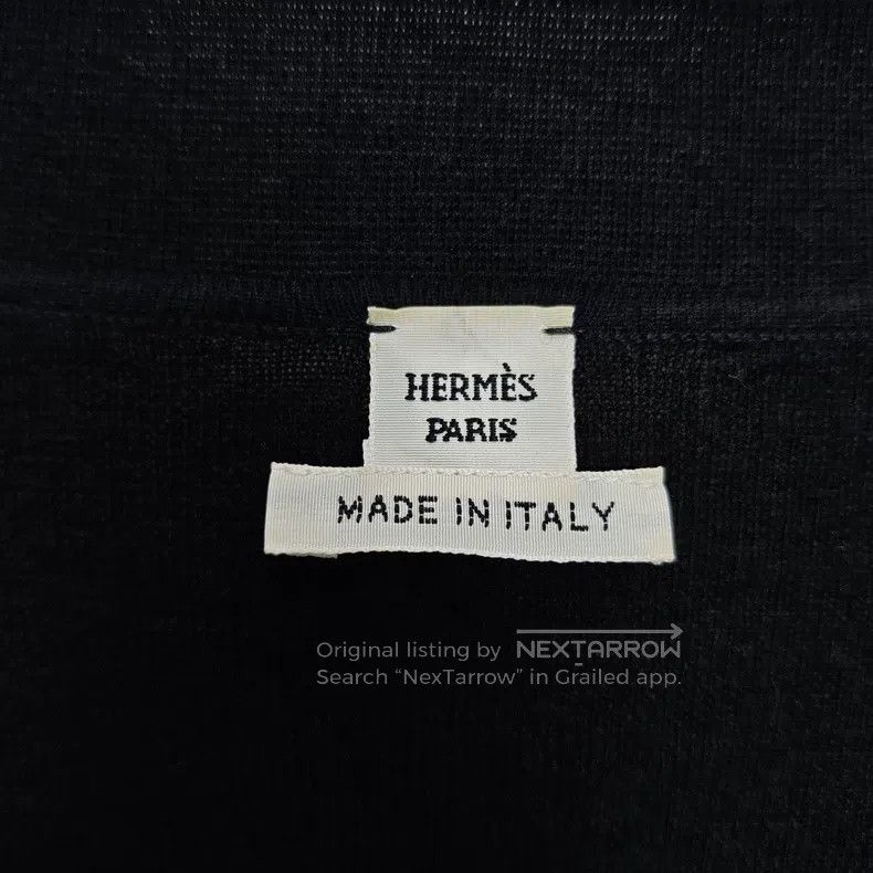 Hermes Hermes Black Knit Cardigan Jacket Size XS / US 0-2 / IT 36-38 - 4 Thumbnail