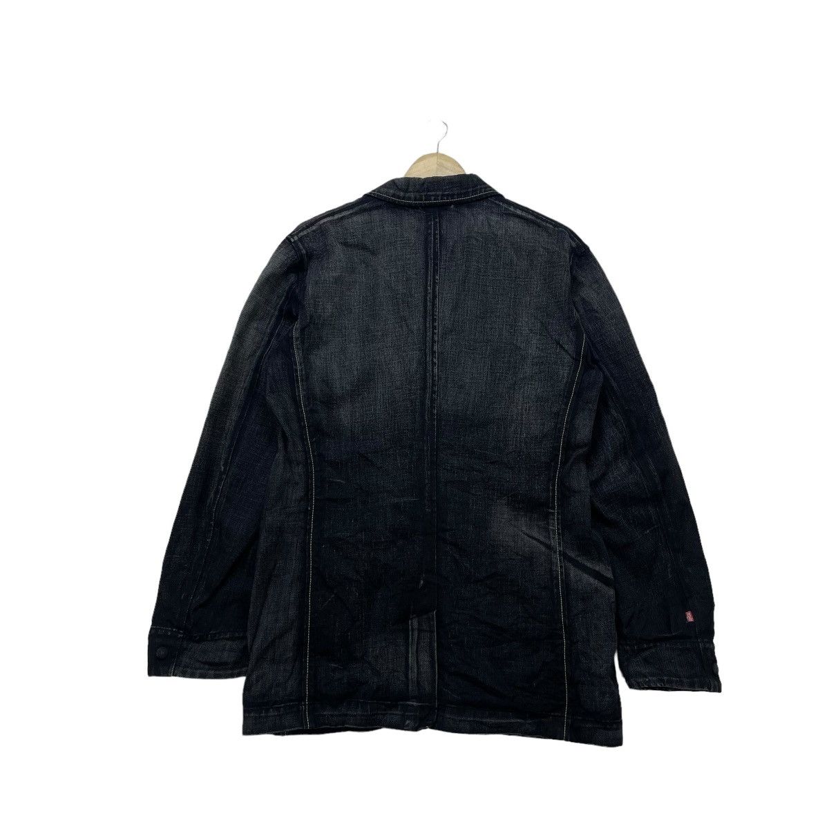 Levi's Levis Denim Worker Style Faded Jacket Size US M / EU 48-50 / 2 - 3 Thumbnail