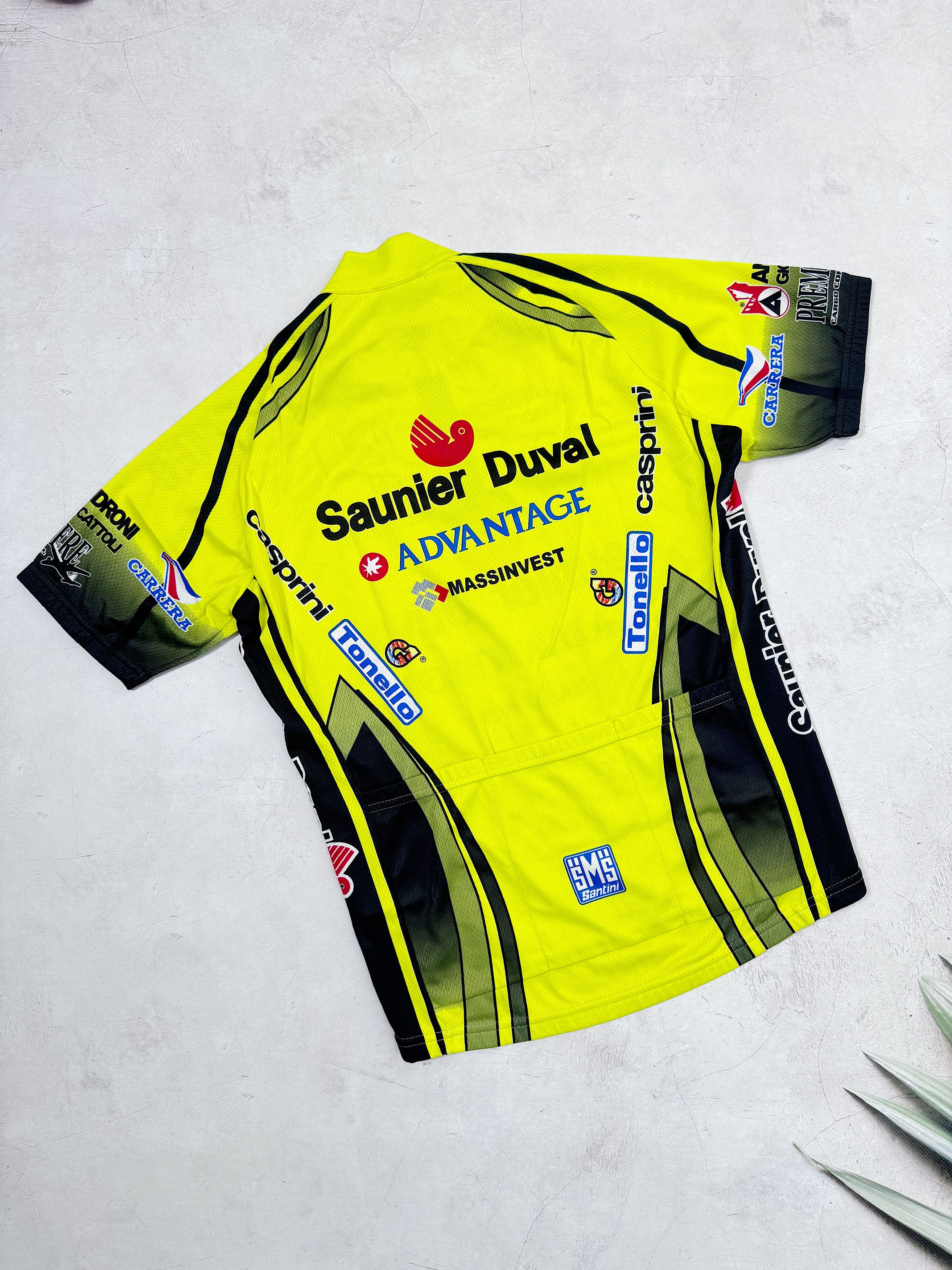 Vintage Vintage Santini Saunier Duval Cycling Jersey Sidermec Size US M / EU 48-50 / 2 - 13 Thumbnail