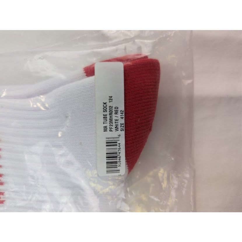 Amiri o1rshd1 Size: 41-42 / MA Tube Socks in White / Red Size ONE SIZE - 14 Thumbnail