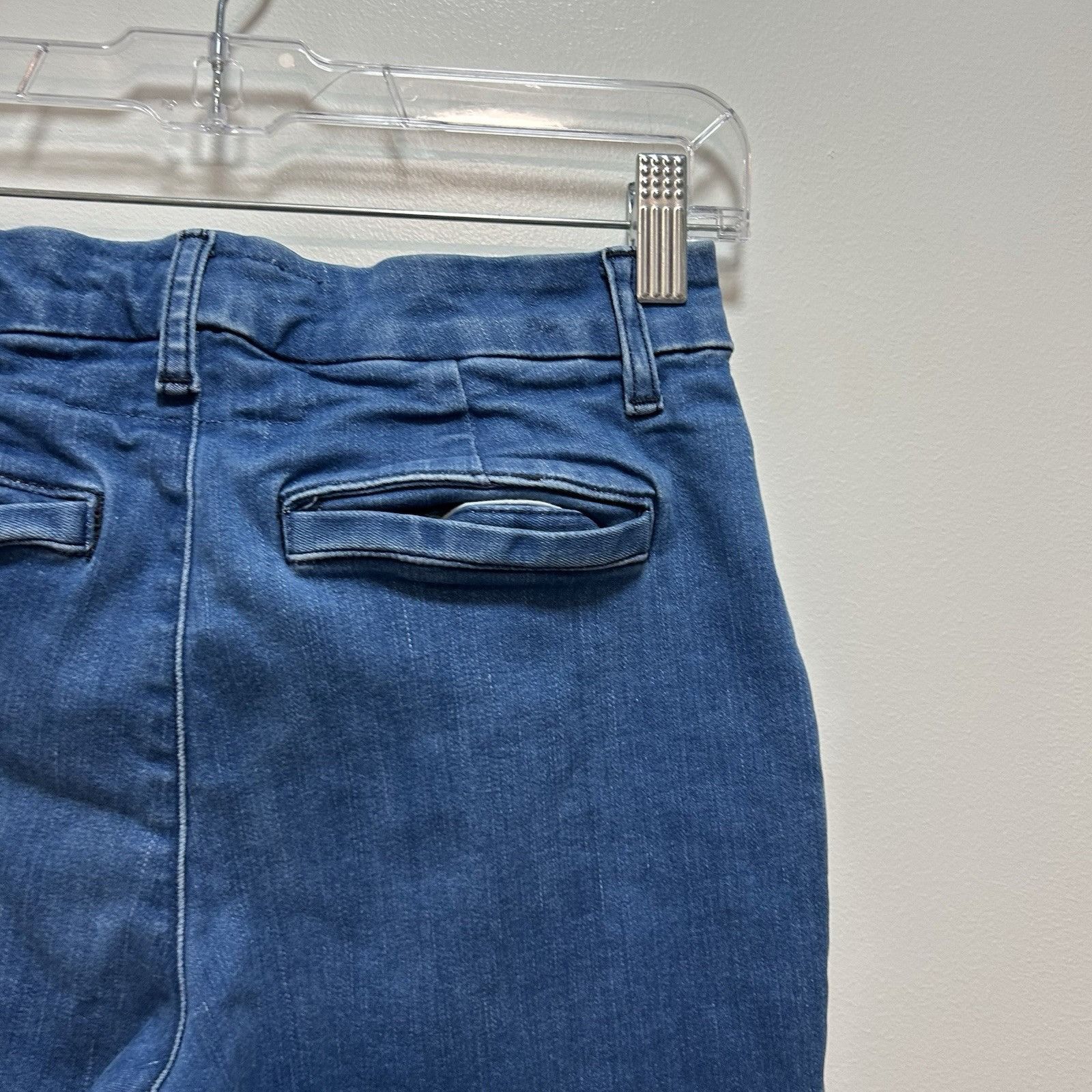 Frank & Eileen Frank & Eileen Wicklow Performance Cropped Blue Denim Jeans Size 25" / US 0 / IT 36 - 13 Thumbnail