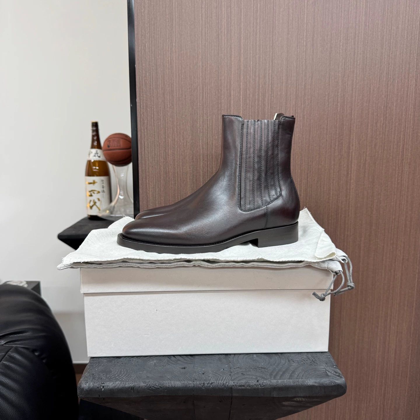 Brunello Cucinelli BRUNELLO CUCNELLI Calfskin Chelsea Boots 43 Size US 10 / EU 43 - 1 Thumbnail