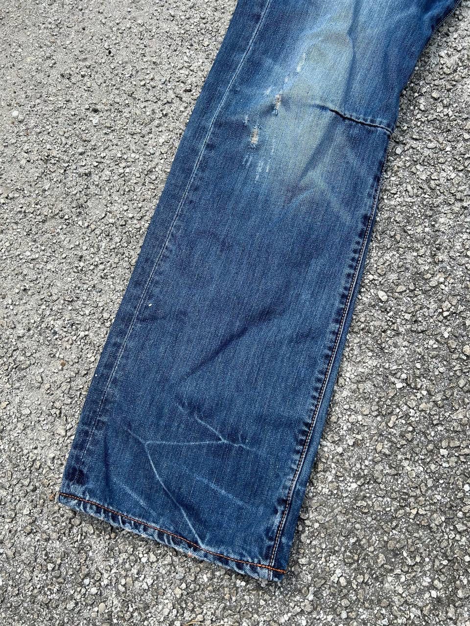Christian Audigier × Ed Hardy × Vintage Ed hardy Embroidered Skull Denim Jeans Size US 34 / EU 50 - 11 Thumbnail