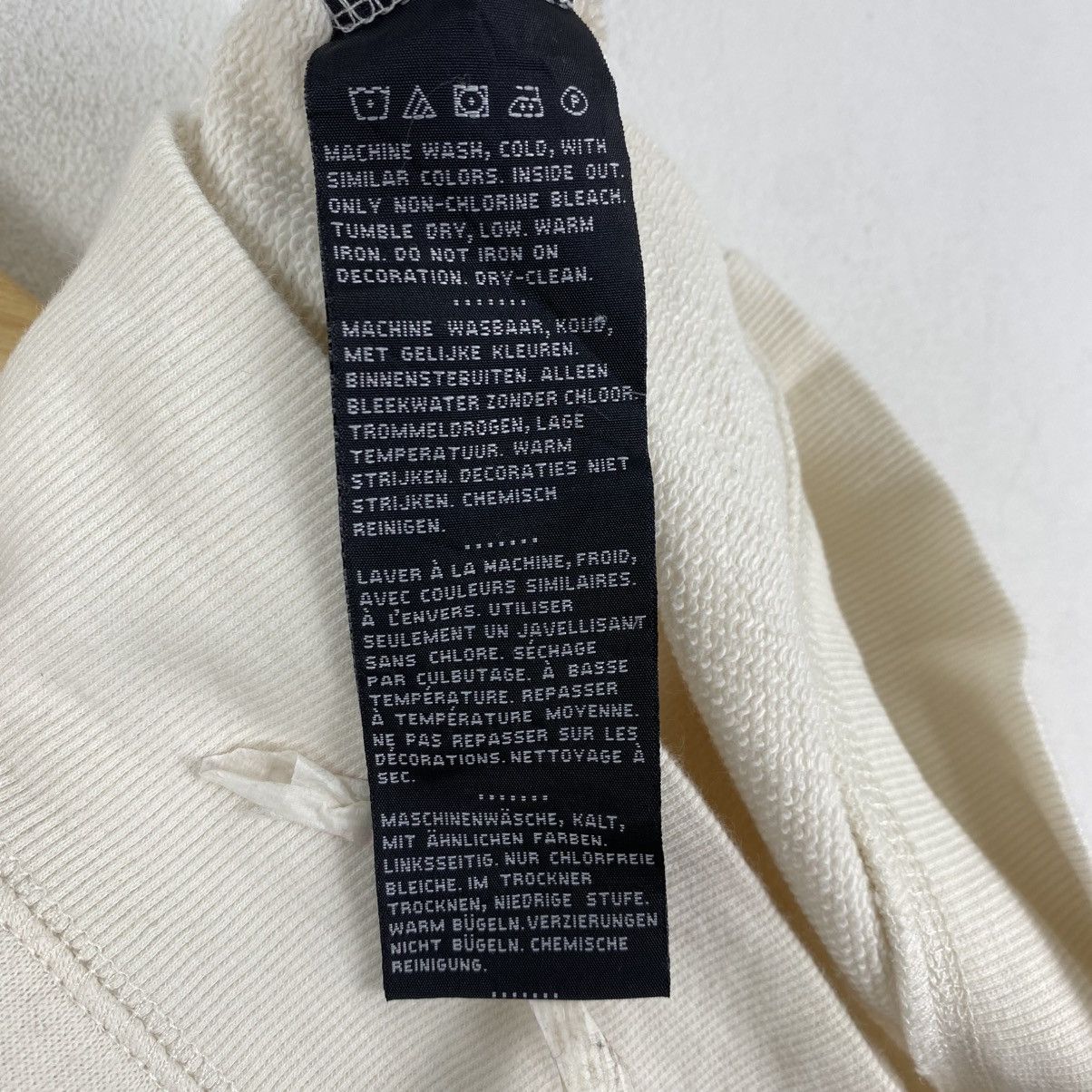 Harley Davidson Harley Davidson 1/4 Zip Hoodie Large Peach Cream Moto Vtg Size L / US 10 / IT 46 - 9 Thumbnail