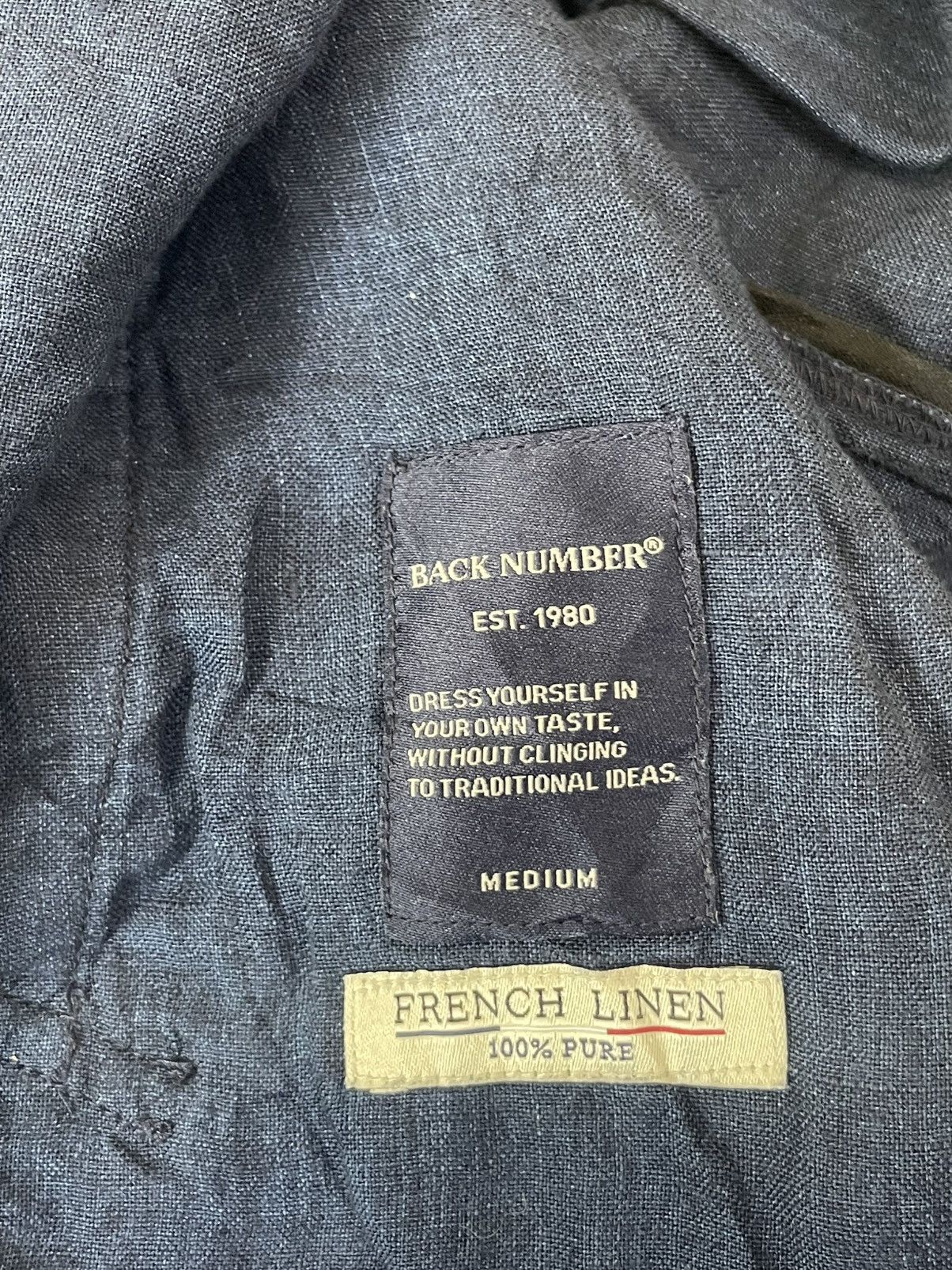 Other Vintage Y2k back number light linen coat Size US M / EU 48-50 / 2 - 5 Thumbnail