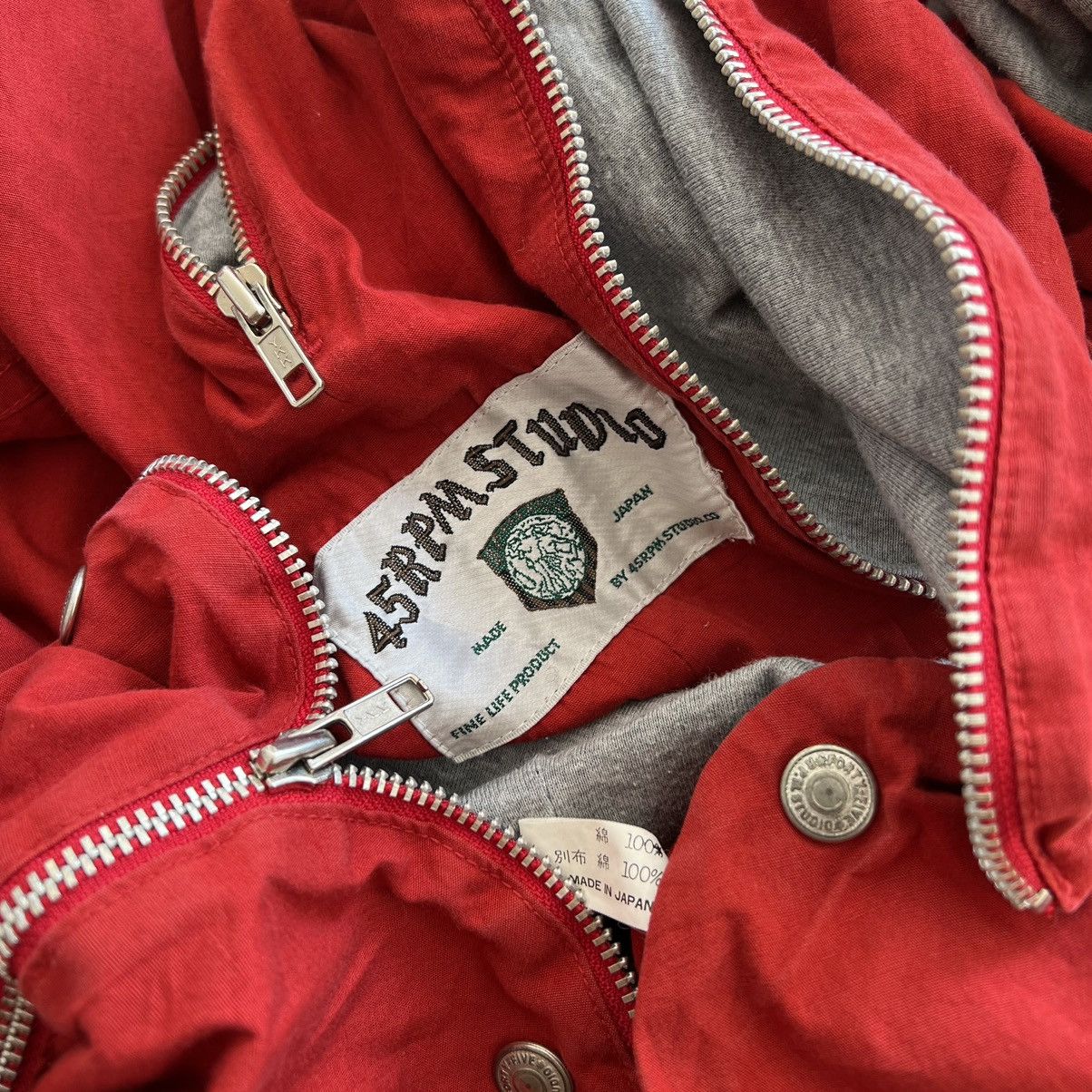 45rpm × Japanese Brand × Kapital Vintage 45RPM Jacket Hoode Size US L / EU 52-54 / 3 - 8 Thumbnail