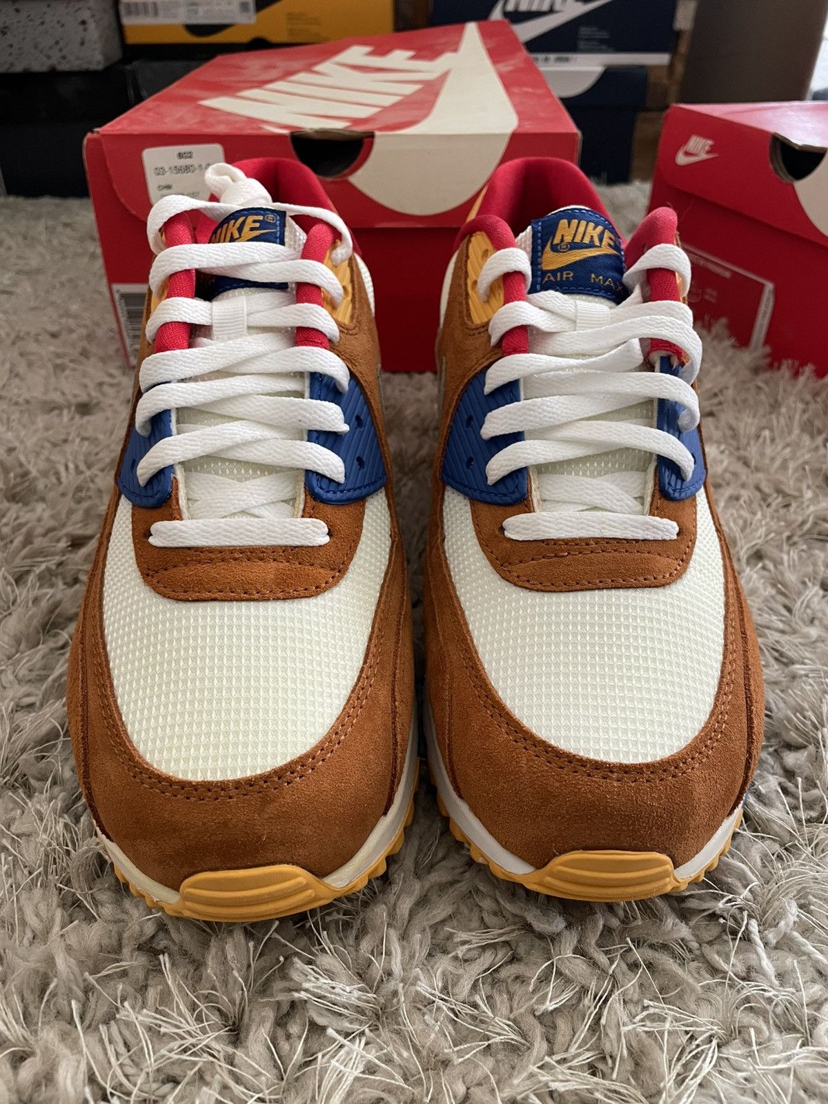 Nike Nike Air Max 90 Premium Curry Size US 10 / EU 43 - 4 Thumbnail