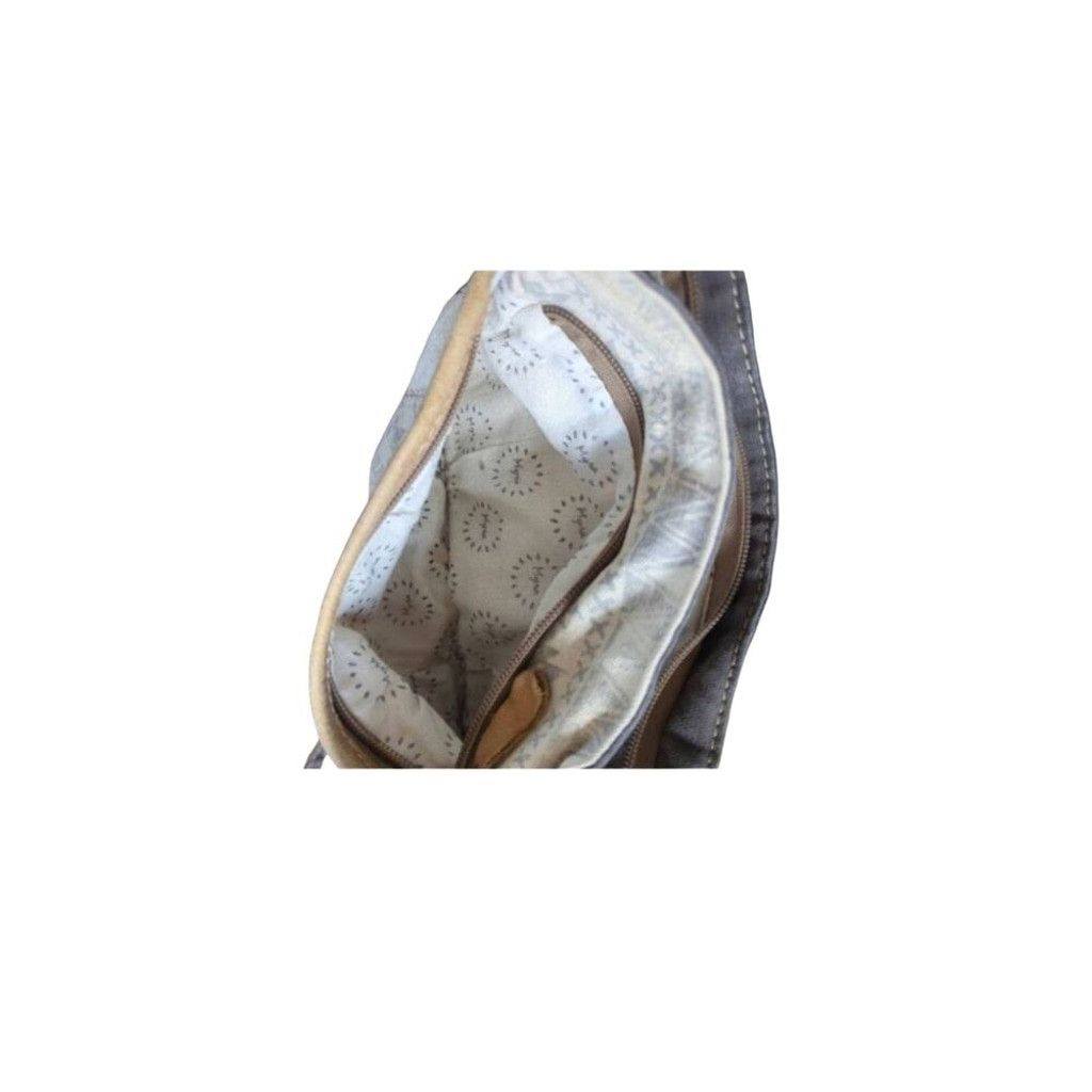 Other Myra Crossbody Bag Southwester Cowhair Dark Gray And Beige Size ONE SIZE - 6 Thumbnail