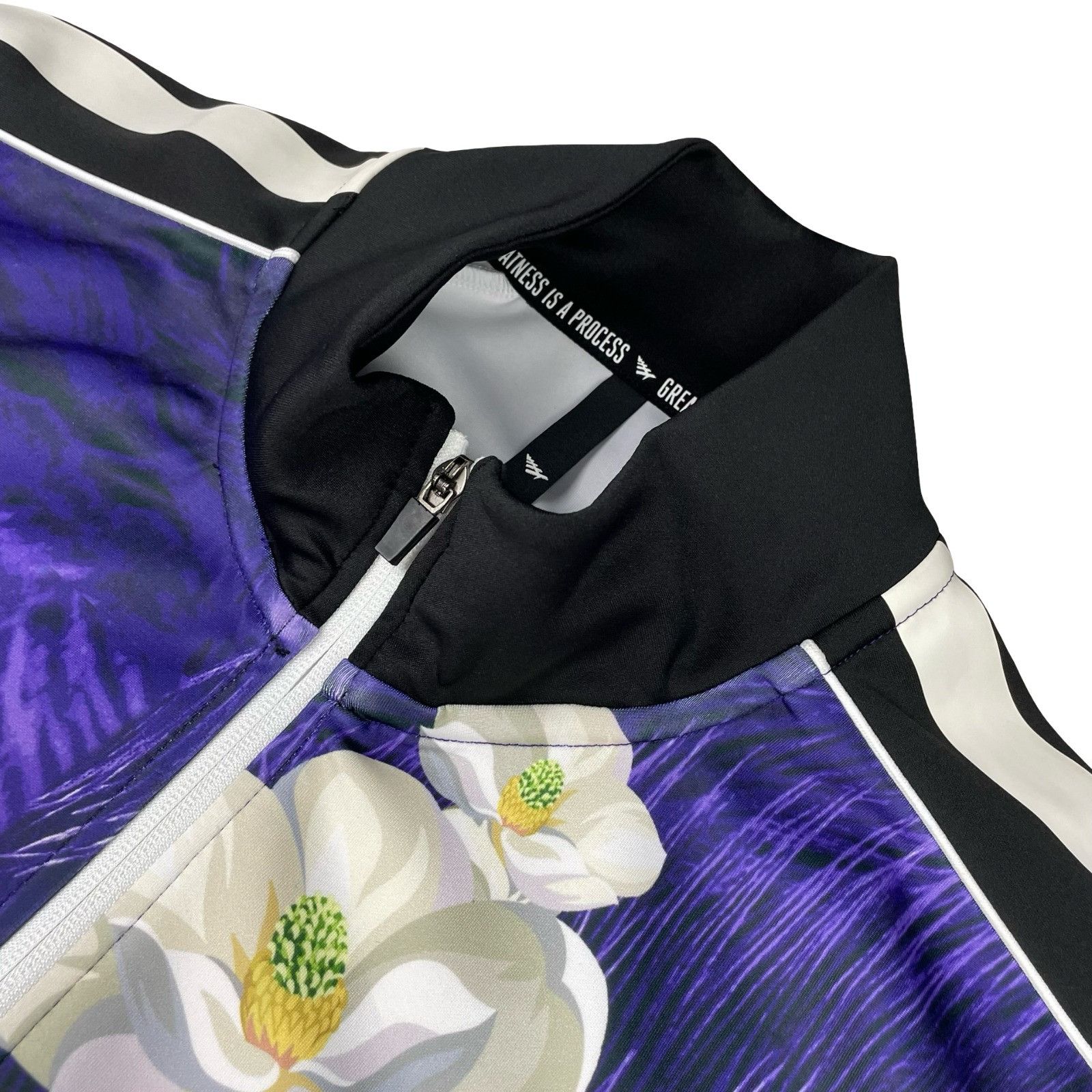 Paper Planes NEW Paperplanes Men's Track Suit Purple Mardigras Floral • L Size US L / EU 52-54 / 3 - 3 Thumbnail