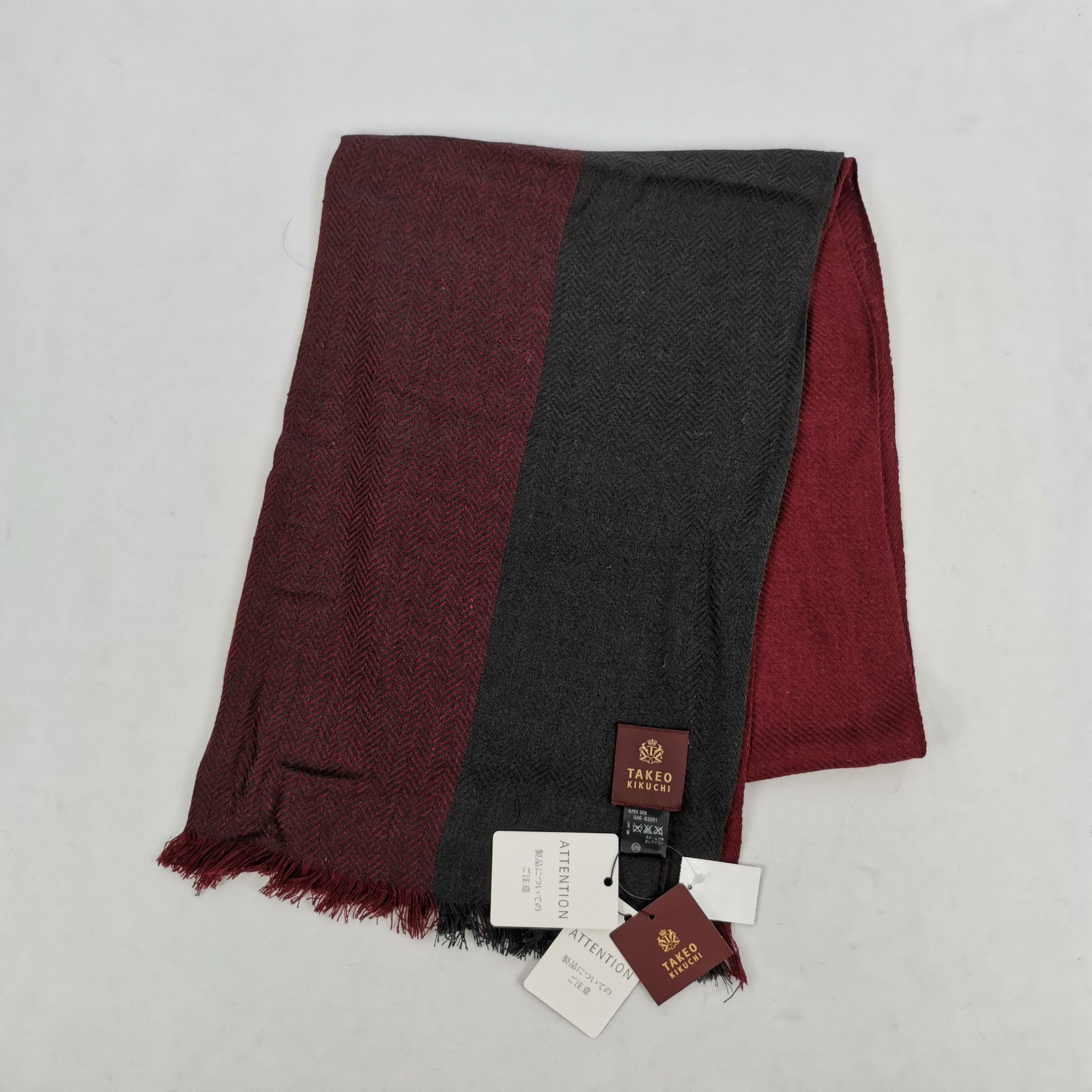 Japanese Brand NWT Vintage Takeo Kikuchi Scarf Stoles Japanese Scarves Size ONE SIZE - 3 Thumbnail