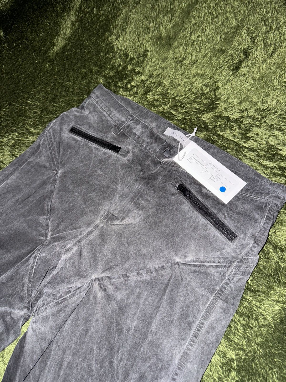 Juntae Kim [L] JUNTAE KIM Gathered Twist Dyed Shell Trousers Size US 34 / EU 50 - 2 Thumbnail