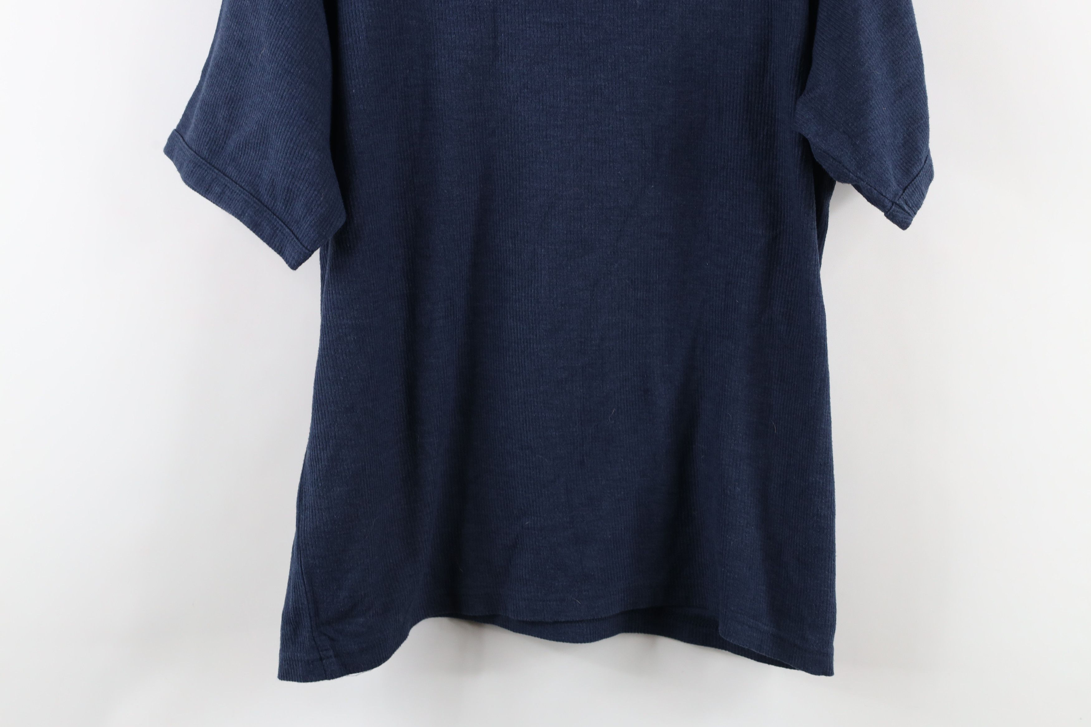 Vintage Vintage 90s Streetwear Knit Short Sleeve Ringer T-Shirt Size US L / EU 52-54 / 3 - 8 Thumbnail