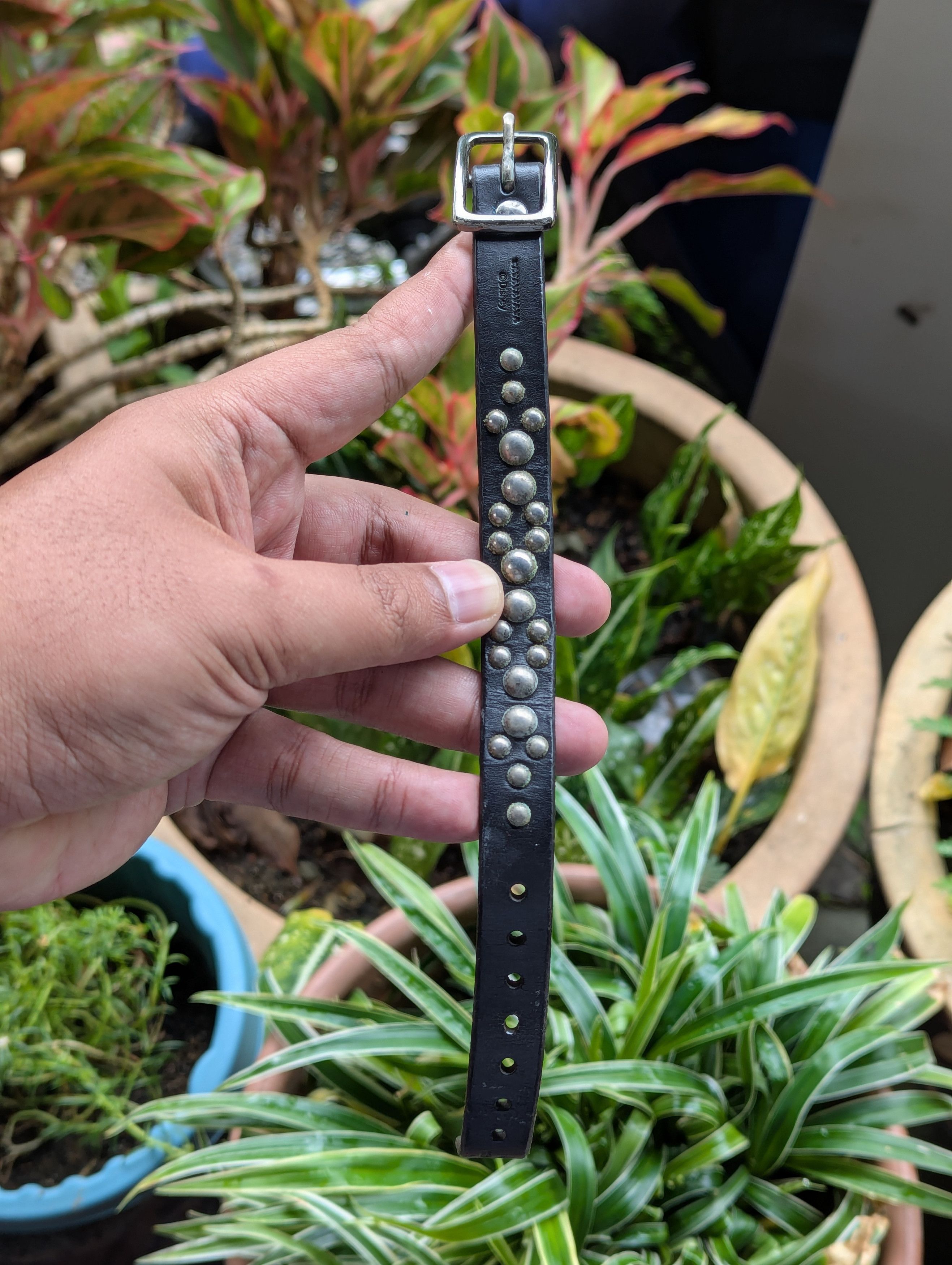 Jam Home Made Jam Home Made Studded Leather Bracelet Size ONE SIZE - 7 Thumbnail