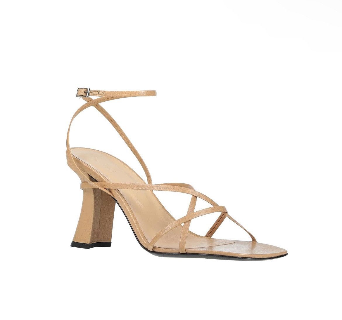 By Far By Far Strappy Curved Heel Sandal size 41 Nude Size US 11 / IT 41 - 1 Thumbnail