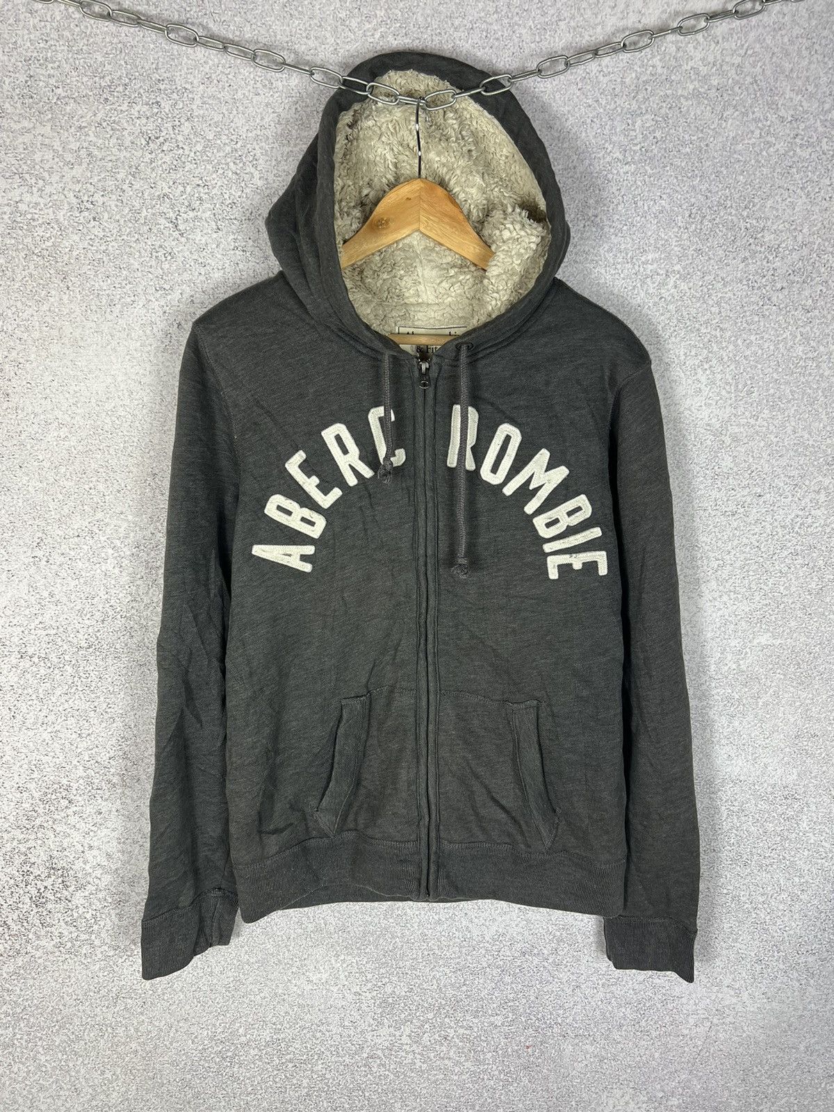 Abercrombie & Fitch Vintage Abercrombie Fitch Fur Zip Hoodie IF Six Nine Styled Size US S / EU 44-46 / 1 - 1 Thumbnail
