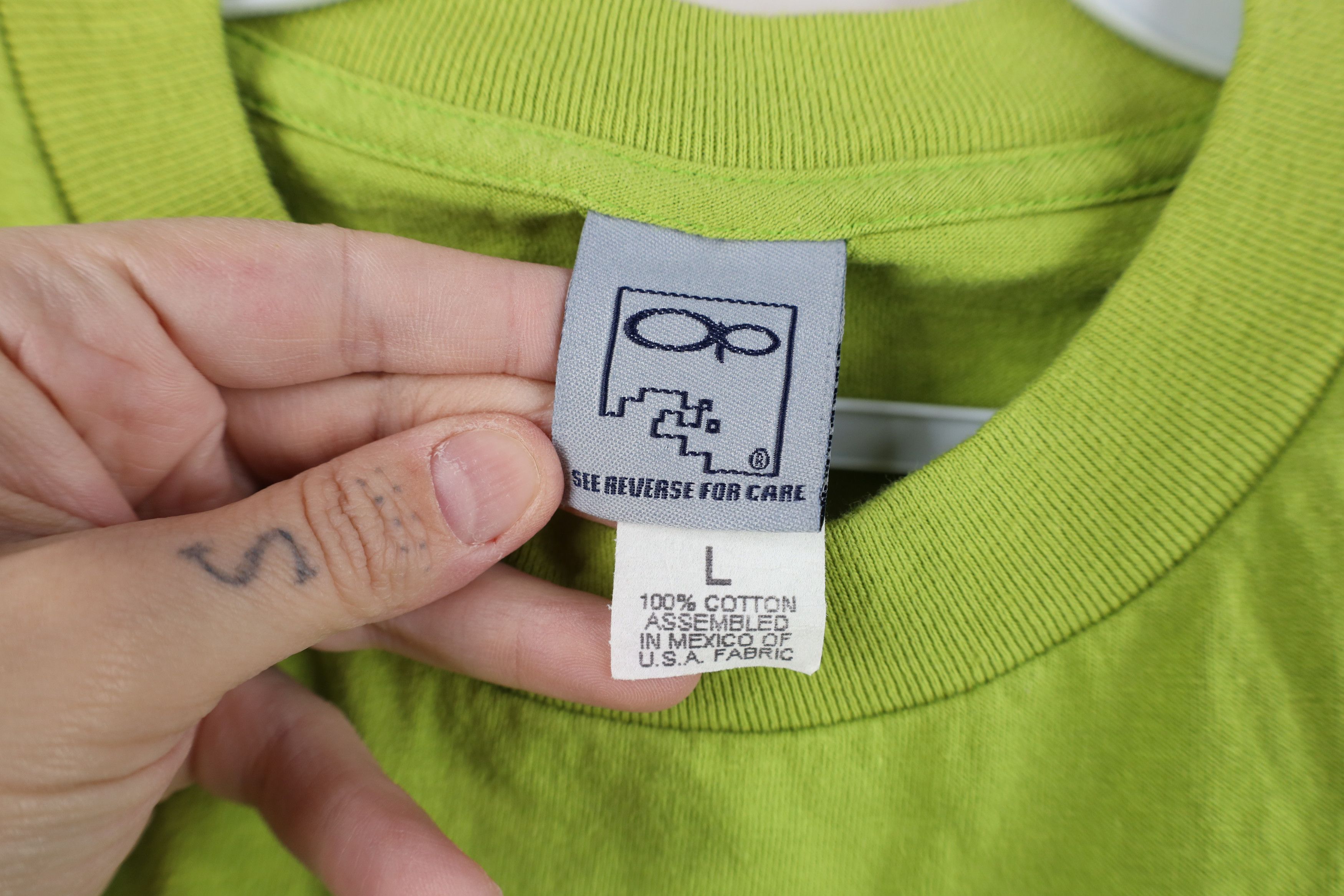 Ocean Pacific Vintage 90s Ocean Pacific OP Surfing Spell Out T-Shirt Green Size US L / EU 52-54 / 3 - 7 Thumbnail