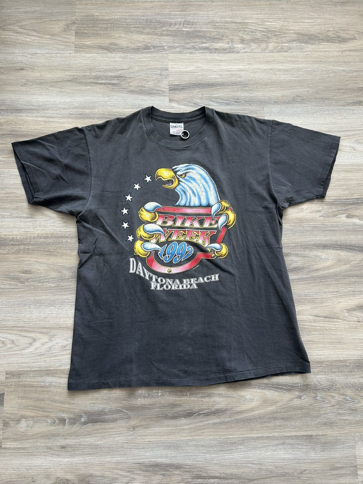 Vintage Vintage 1992 Bike Week Single Stitch Size US XL / EU 56 / 4 - 1 Thumbnail