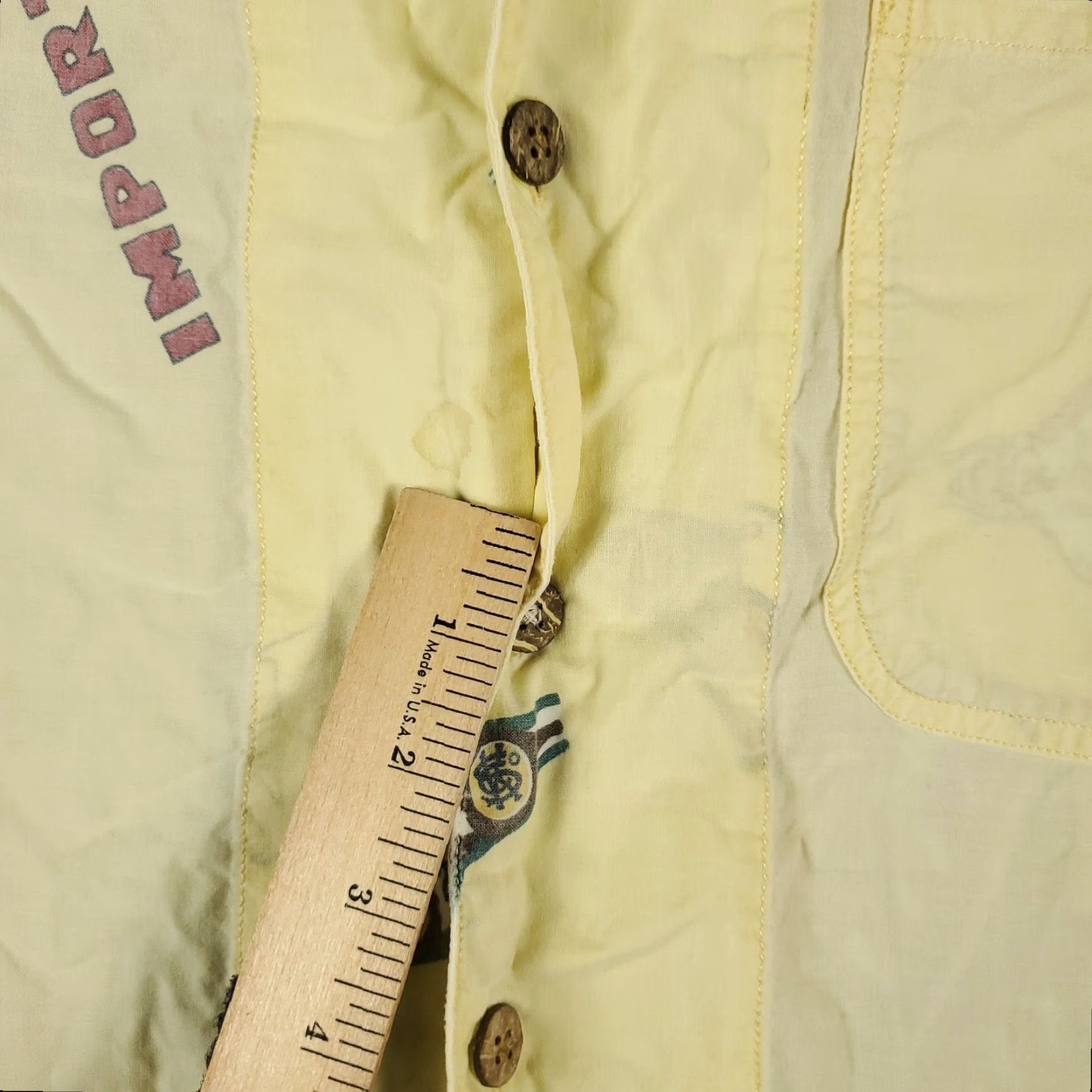 Tommy Bahama Tommy Bahama Shirt Mens Large Yellow Cigar Club Hawaiian Cotton DISTRESSED Shirt Mens Large Yellow Hawaiian Cotton DISTRESSED Size US L / EU 52-54 / 3 - 3 Thumbnail