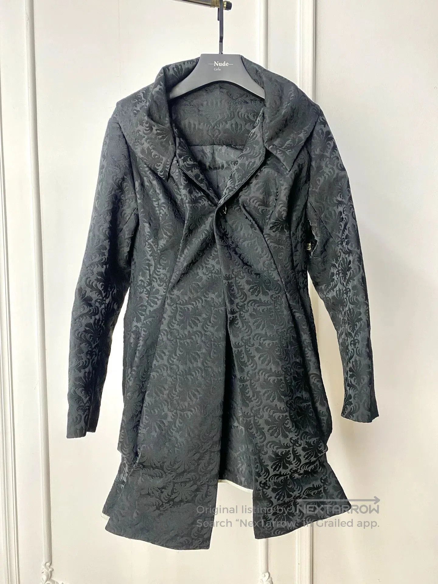 Comme des Garcons undercover wet summer jacquard satin coat. Size S / US 4 / IT 40 - 1 Thumbnail