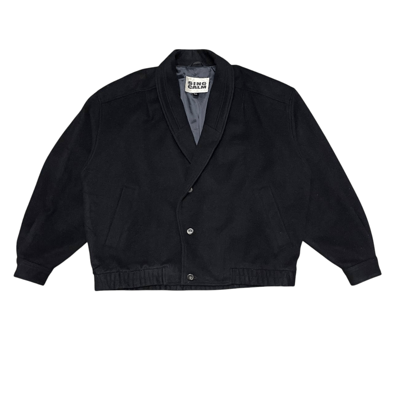 Issey Miyake Vintage Issey Miyake Inspired Wool Jacket Sing Calm Size US L / EU 52-54 / 3 - 1 Thumbnail
