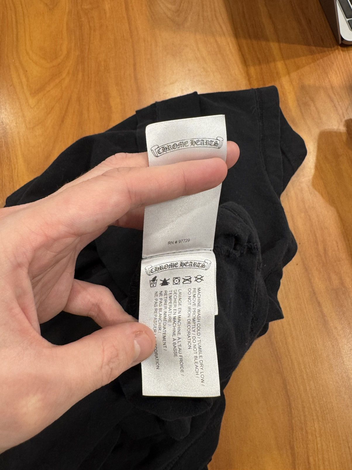 Chrome Hearts Chrome Hearts Pocket Scroll Tee Size US XL / EU 56 / 4 - 10 Thumbnail