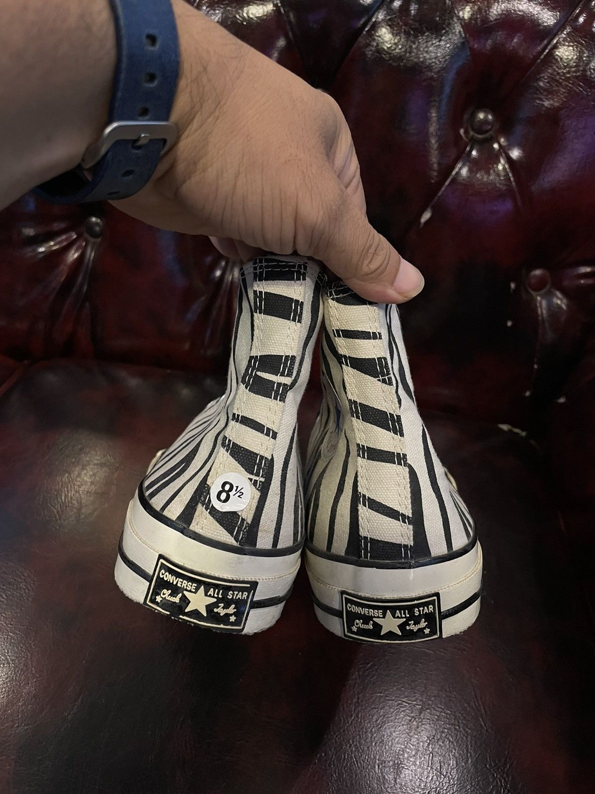 Converse Converse Chuck Taylor All Star 70 Hi Zebra Size US 8.5 / EU 41-42 - 5 Thumbnail