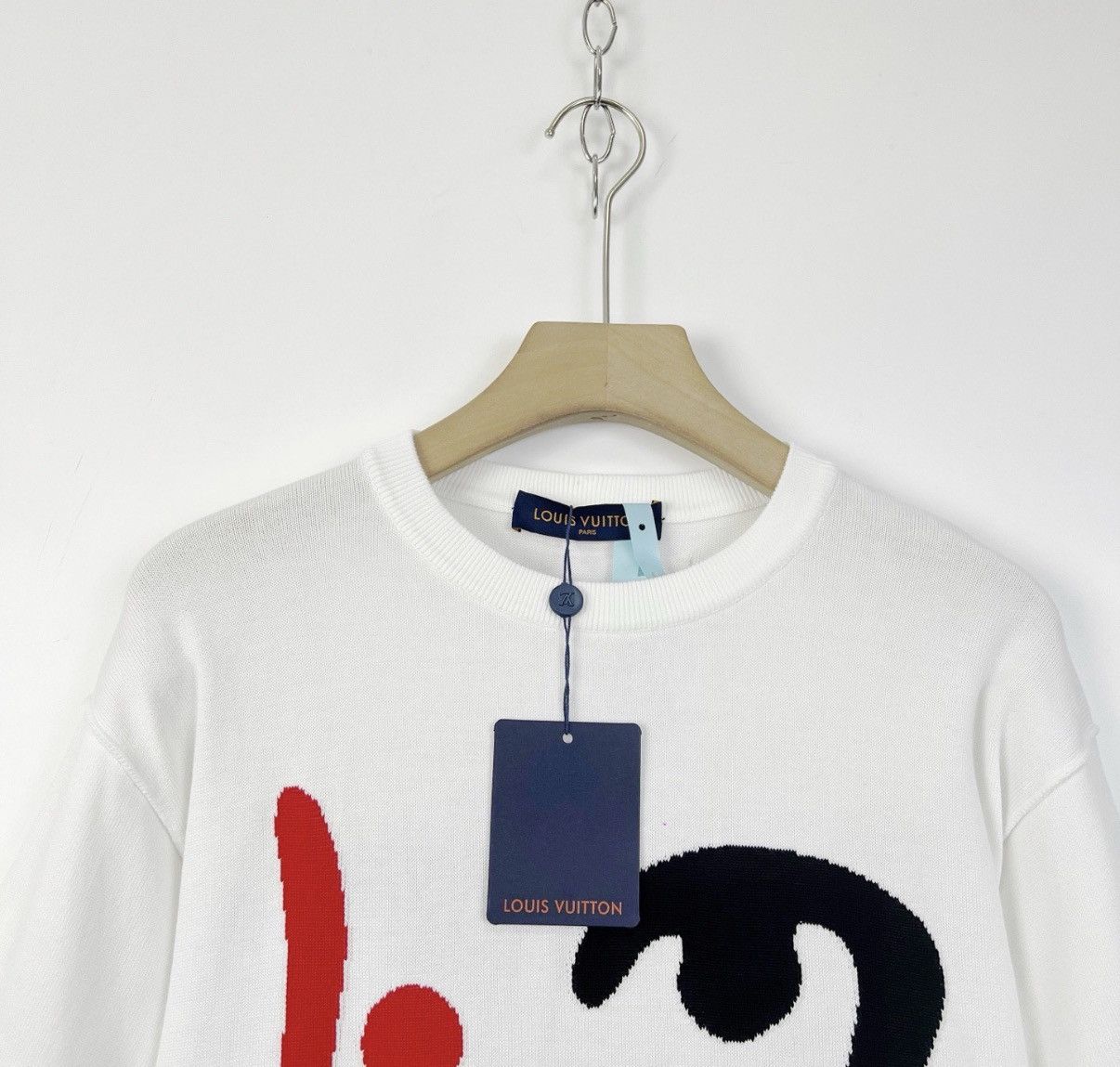 Louis Vuitton Louis Vuitton Face Knit Short Sleeve K12 Size US S / EU 44-46 / 1 - 3 Thumbnail