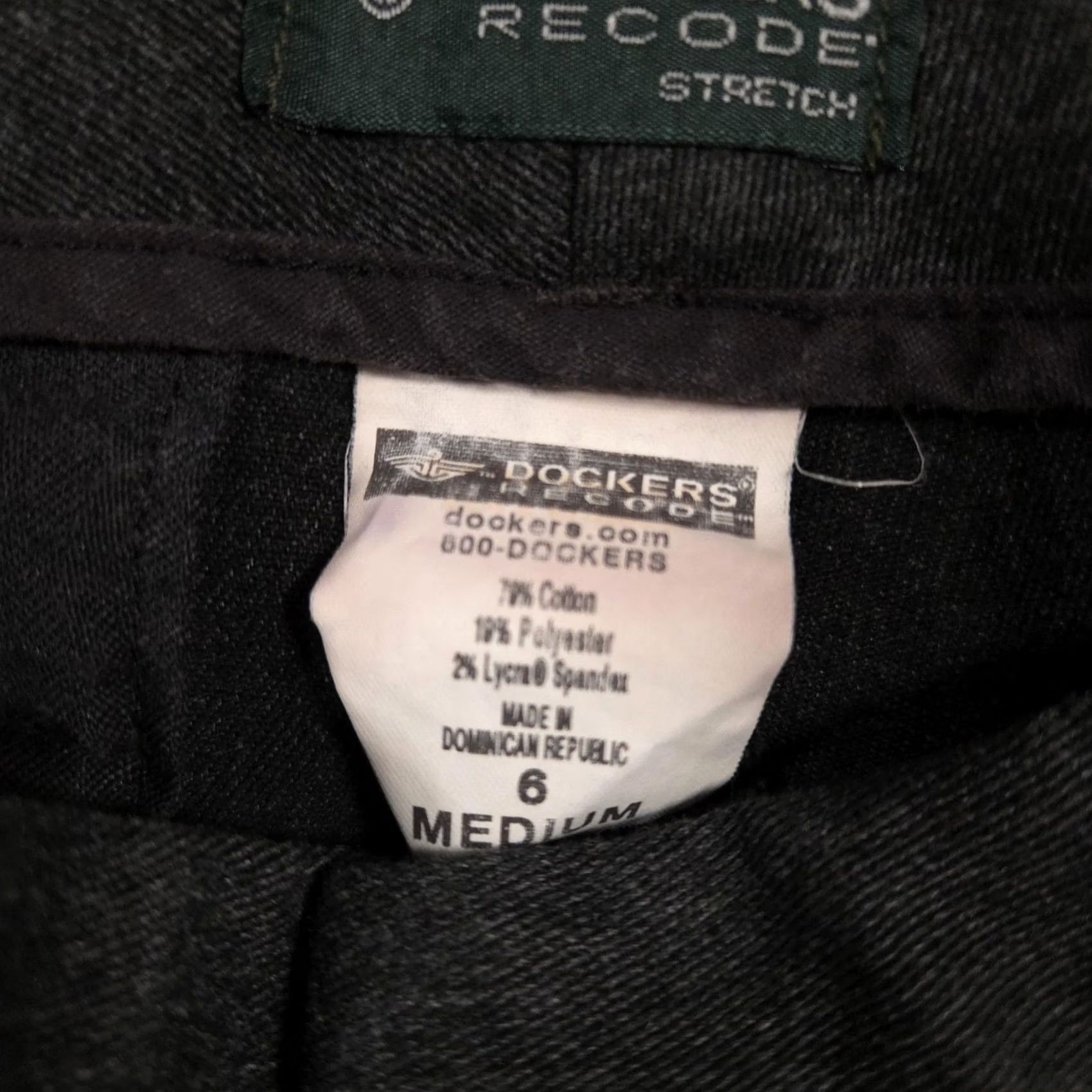 Dockers Dockers Pants Womens 6 Medium Gray Stretch Straight Dress Pants Career Recoded Cotton Blend Size 28" / US 6 / IT 42 - 5 Thumbnail