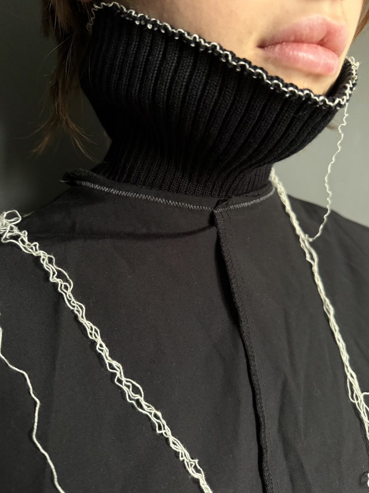 Handmade T-shirt with an avant-garde collar Size US M / EU 48-50 / 2 - 5 Thumbnail
