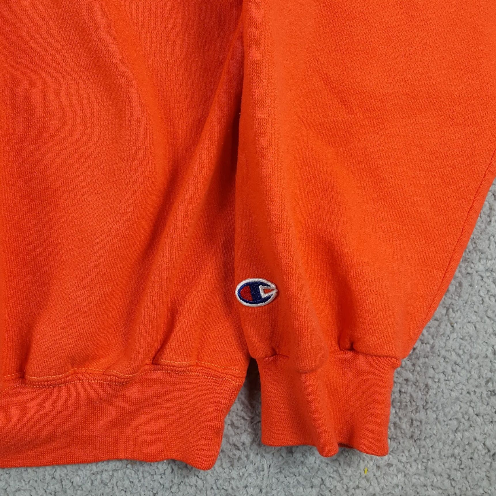 Champion VINTAGE Virginia Tech Hokies Football Crewneck Pullover Sweatshirt - XL - Orange - Champion - NCAA College - 90s Retro Sports University USA - Men Size US XL / EU 56 / 4 - 5 Thumbnail