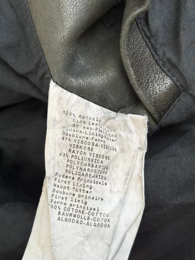 Emporio Armani SS2012 Emporio Armani Black Leather Biker Jacket Size US M / EU 48-50 / 2 - 11 Thumbnail