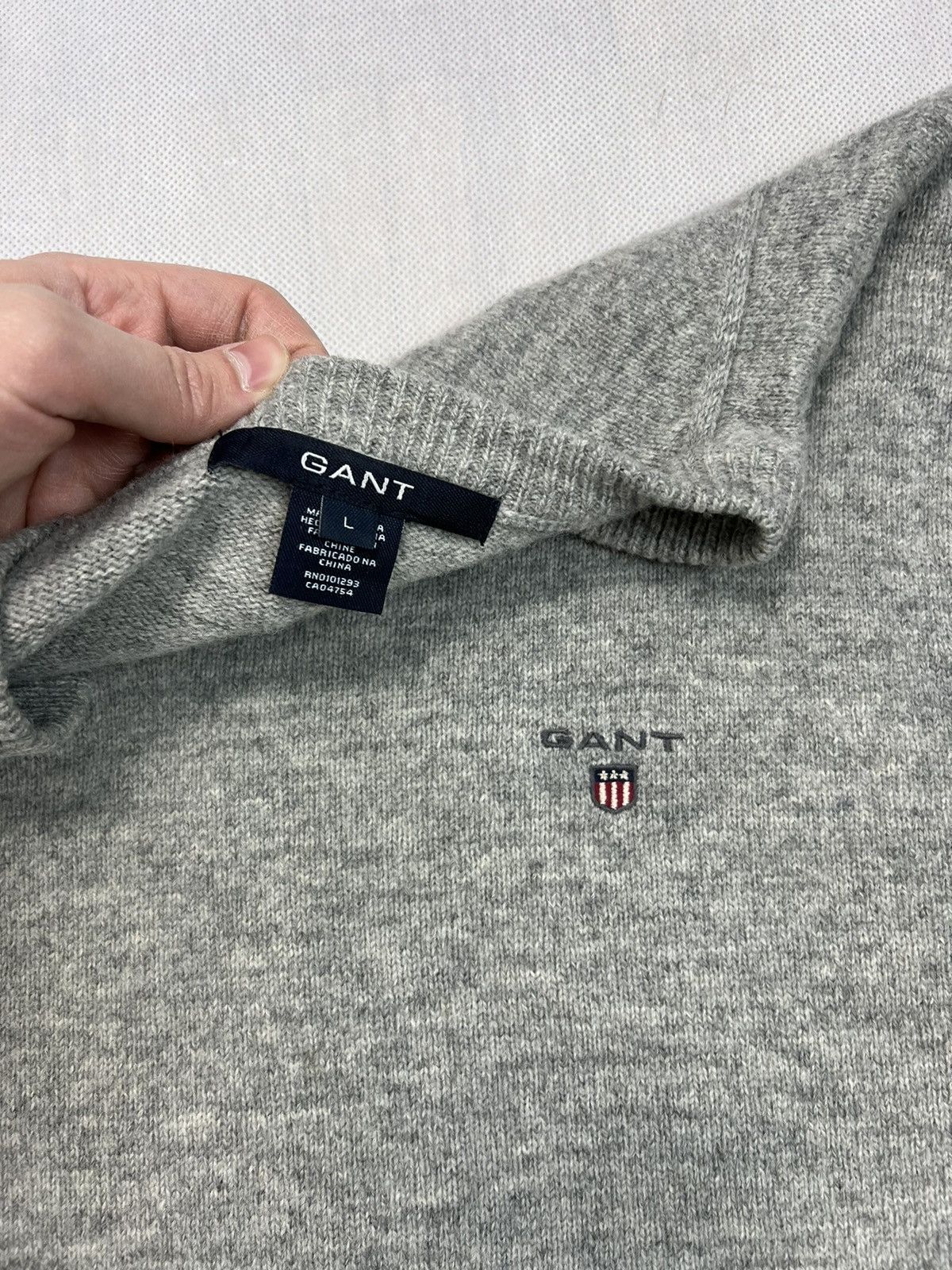 Gant Sweater GANT 100% lambs wool Size US L / EU 52-54 / 3 - 3 Thumbnail