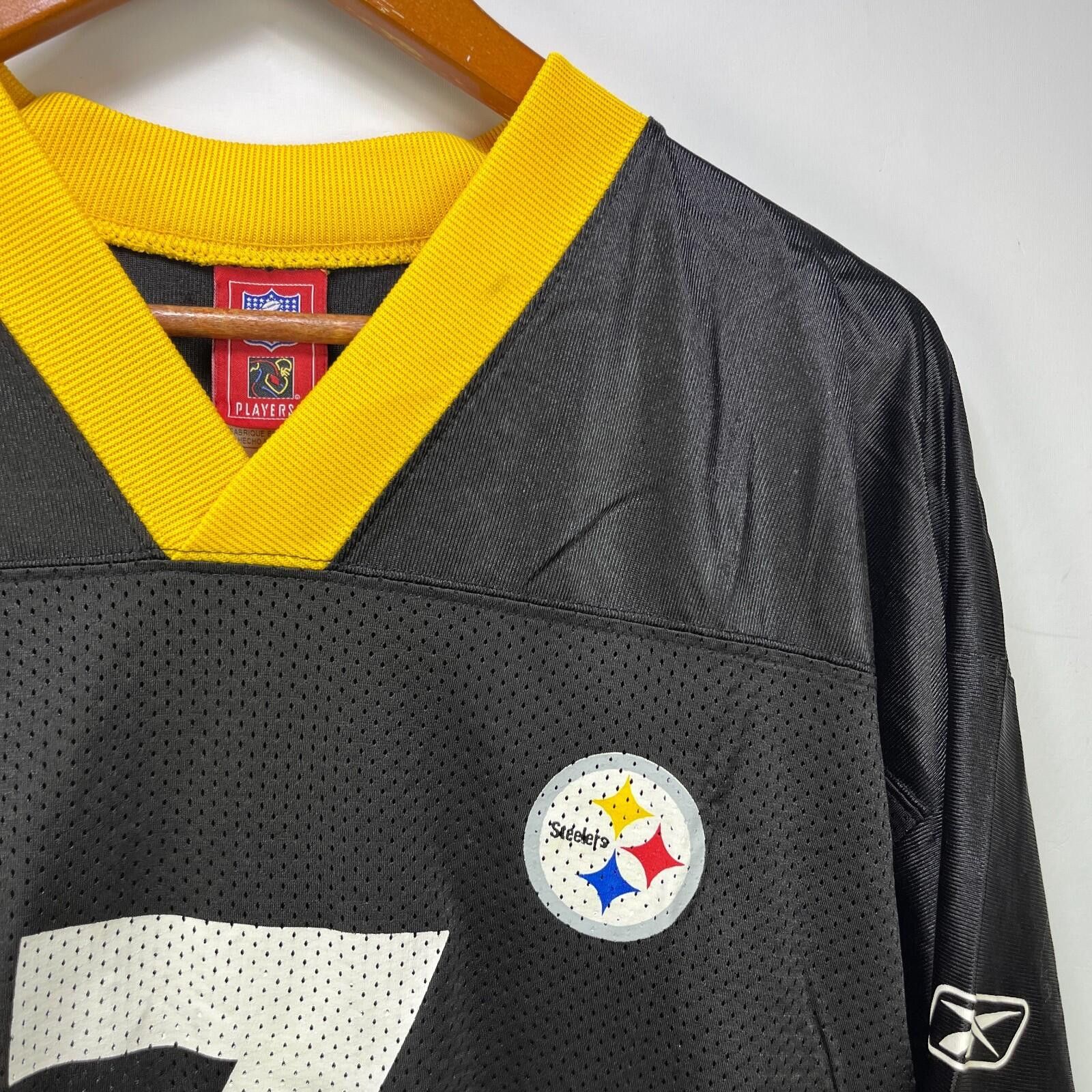 Reebok Vintage Pittsburgh Steelers Ben Roethlisberger Jersey Large Size ONE SIZE - 3 Thumbnail