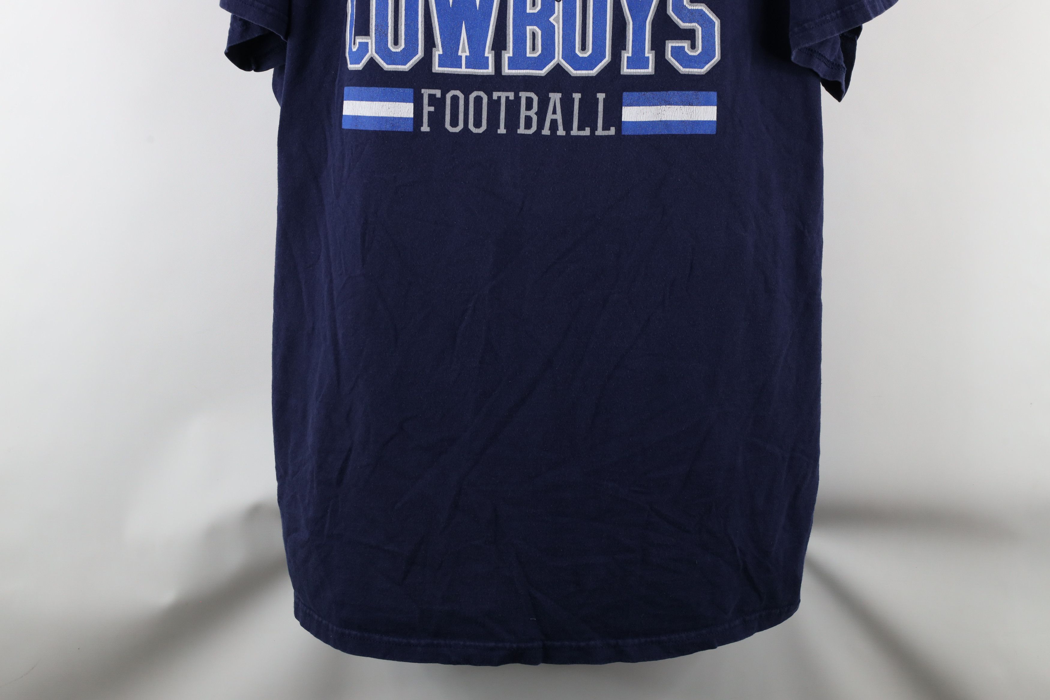 Vintage Vintage 90s Spell Out Dallas Cowboys Football T-Shirt Blue Size US XXL / EU 58 / 5 - 3 Thumbnail