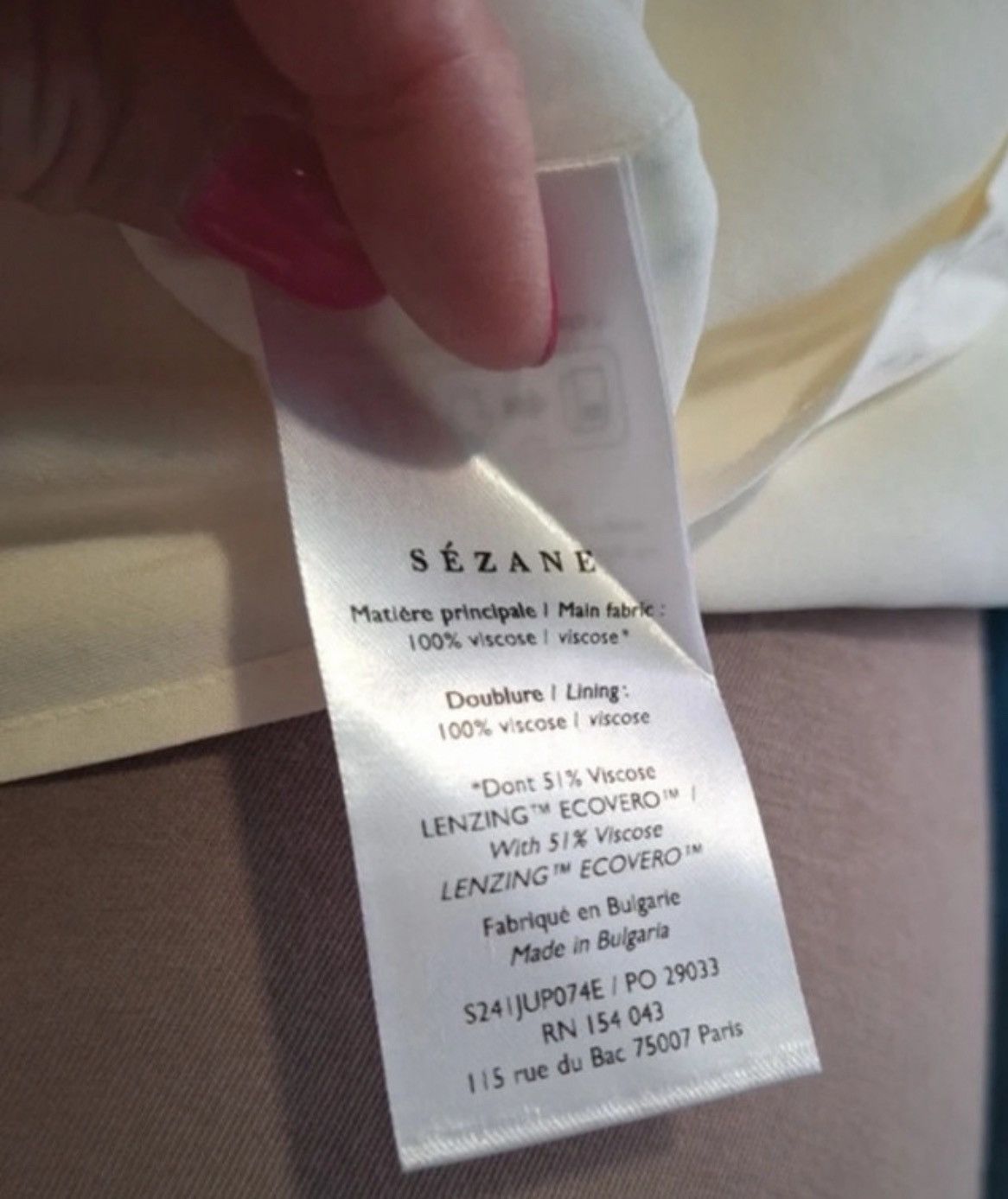 Sezane Sézane Long Skirt – Elegant Event Wear – Excellent Cond. Size 27" / US 4 / IT 40 - 4 Thumbnail