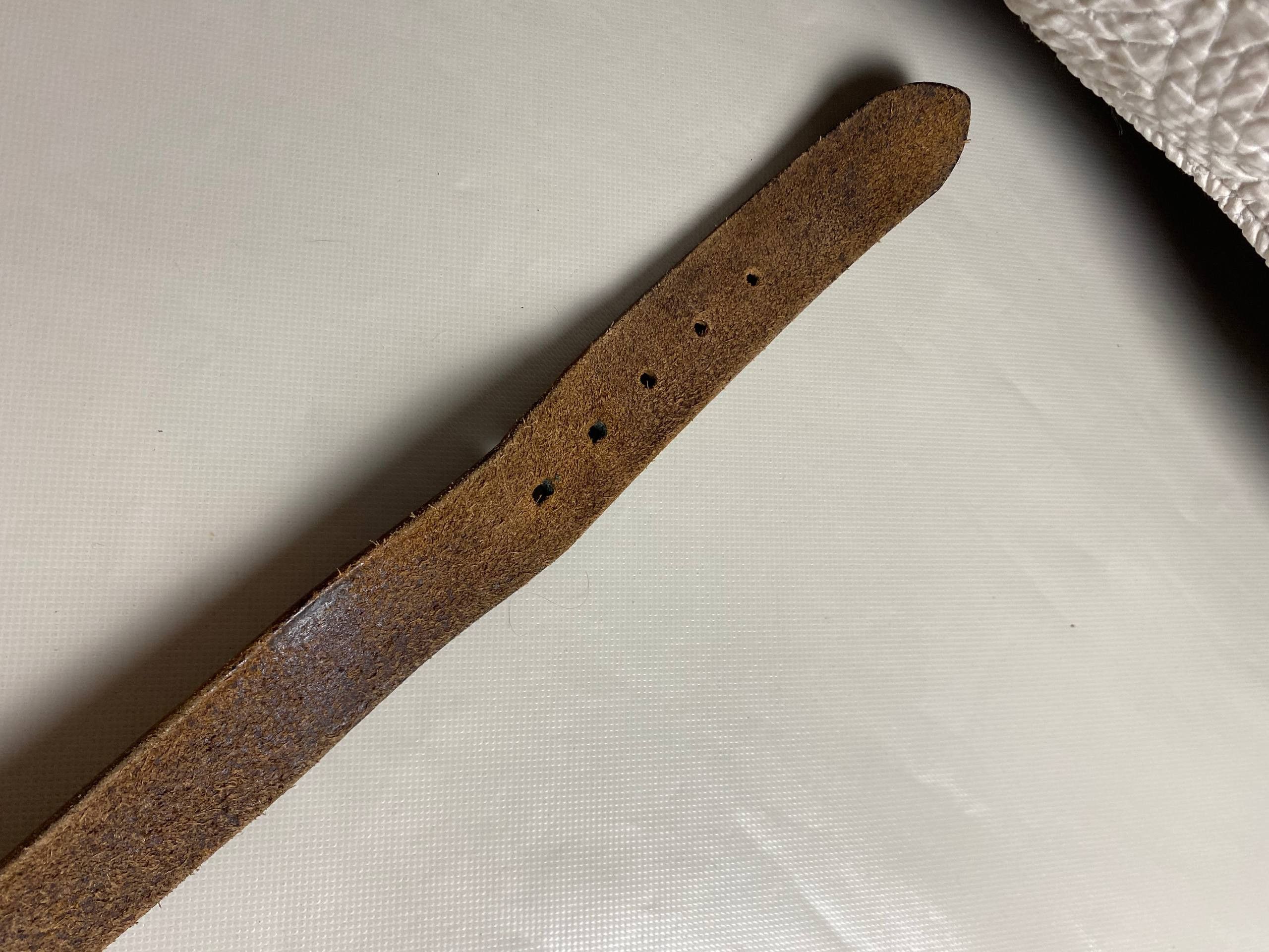 Levi's Levis Vintage 90s Leather Belt Size ONE SIZE - 3 Thumbnail