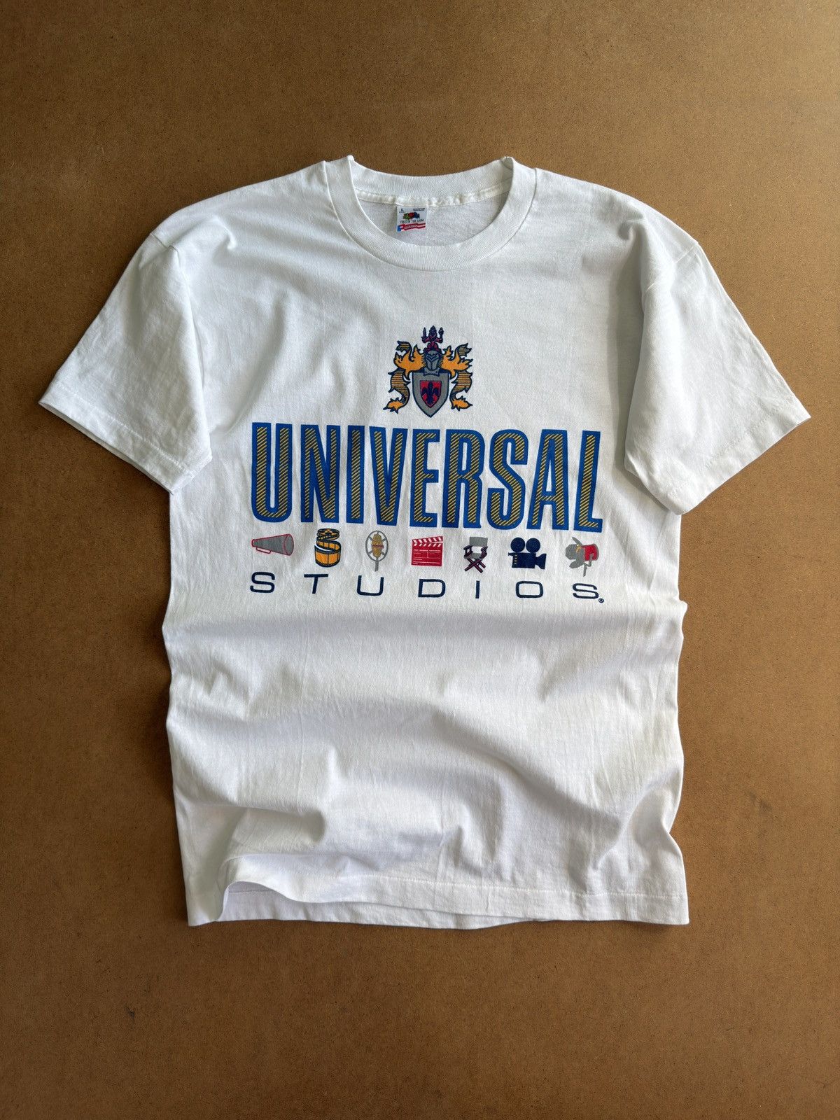 Vintage Vintage 90s Universal Studios Florida Single Stitch Tee Size US L / EU 52-54 / 3 - 1 Thumbnail