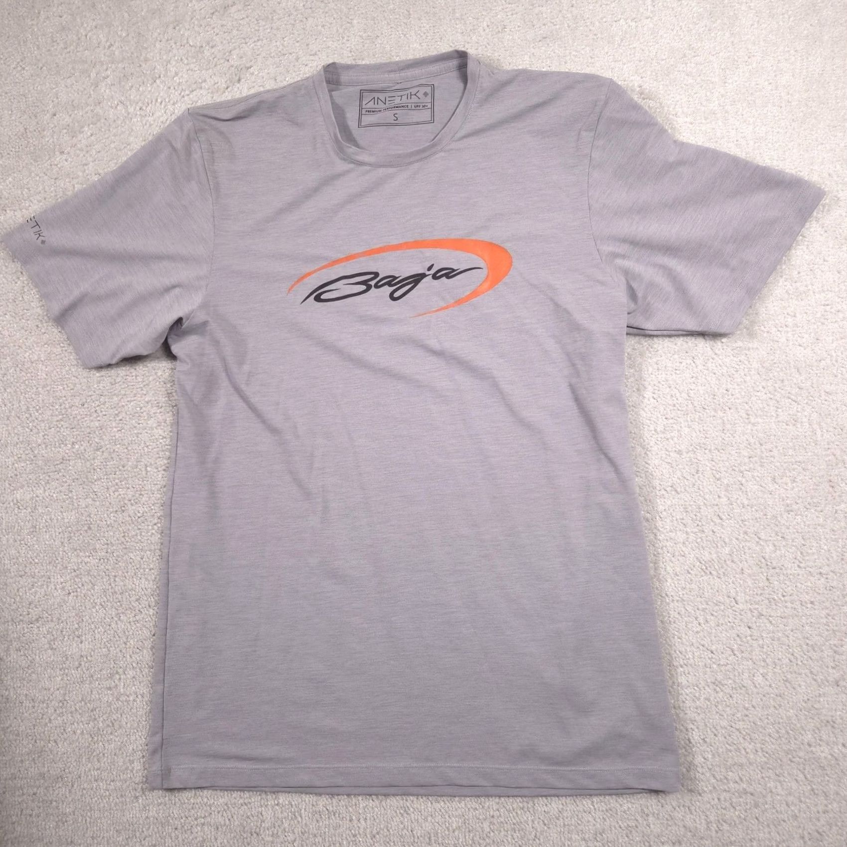 Vintage VINTAGE ANETIK Baja Shirt Mens S Gray UPF 30+ UV Sun Protection Performance Tee Size US S / EU 44-46 / 1 - 3 Thumbnail