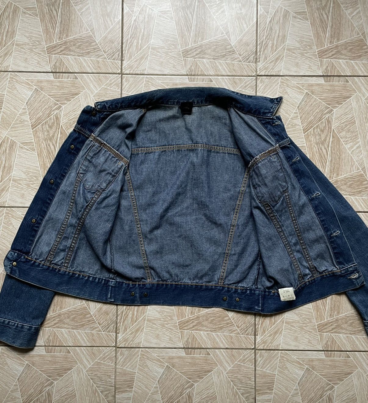 Diesel × Vintage Vintage Archive Diesel Women’s Denim Jacket Logo XL Blue Size XL / US 12-14 / IT 48-50 - 6 Thumbnail