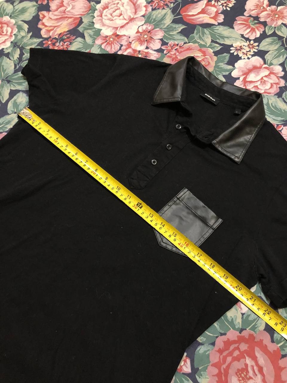 Diesel Vintage Polo black Diesel logo crazy Y2K size L T-shirt Size US L / EU 52-54 / 3 - 10 Thumbnail