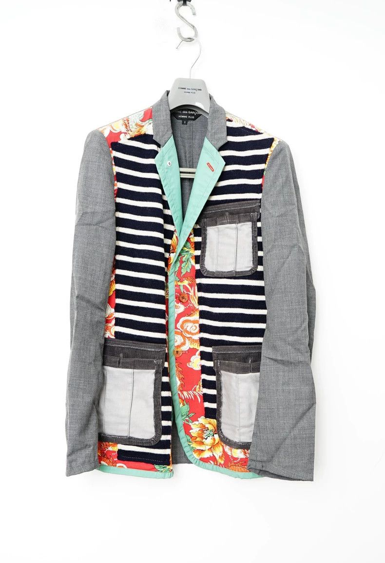 Comme des Garcons Comme des Garçons Phoenix Patchwork Blazer Size US S / EU 44-46 / 1 - 1 Thumbnail