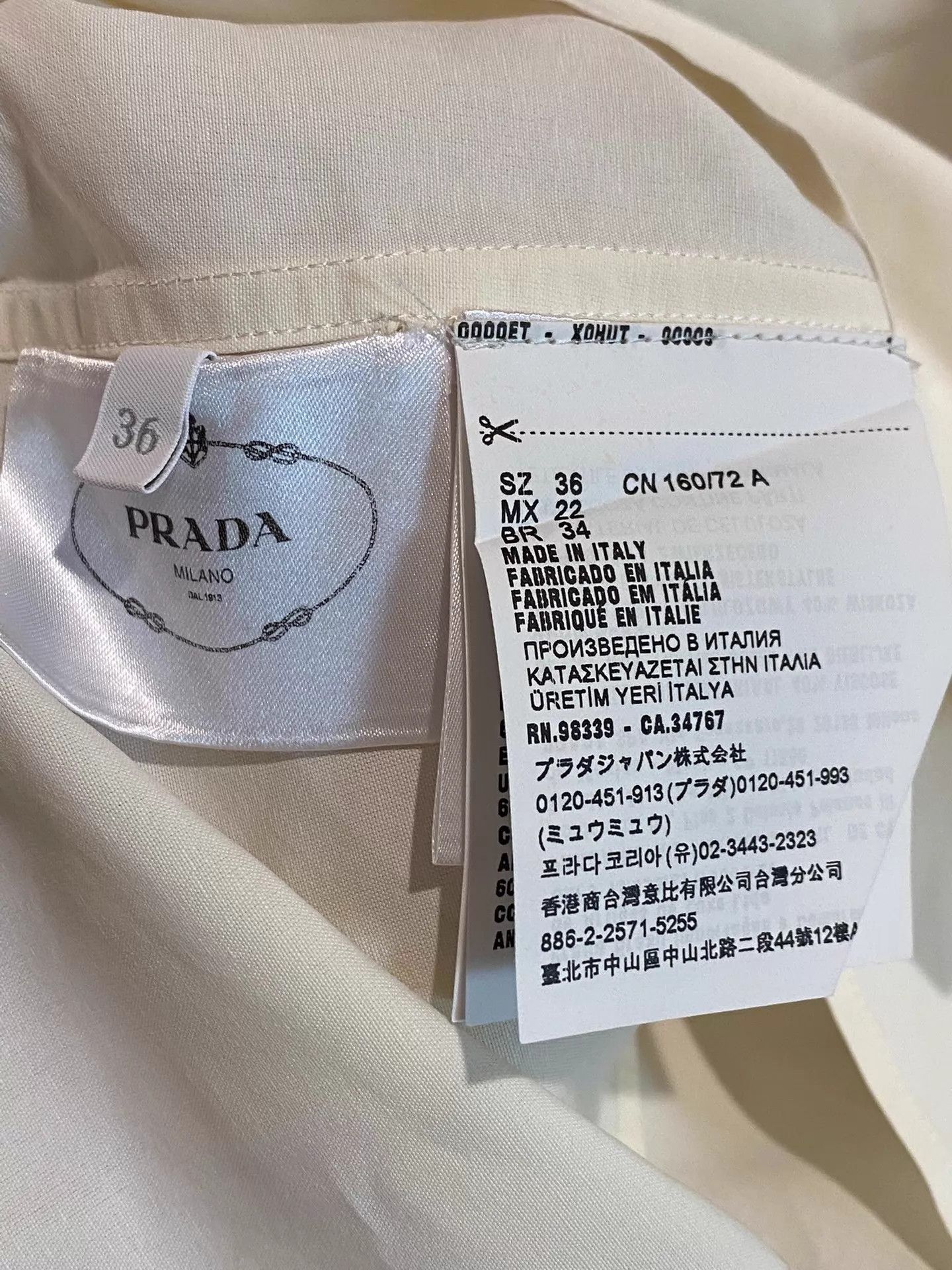 Prada Prada Yearly Versatile Crisp Tailored Shirt 36 Size XS / US 0-2 / IT 36-38 - 4 Thumbnail