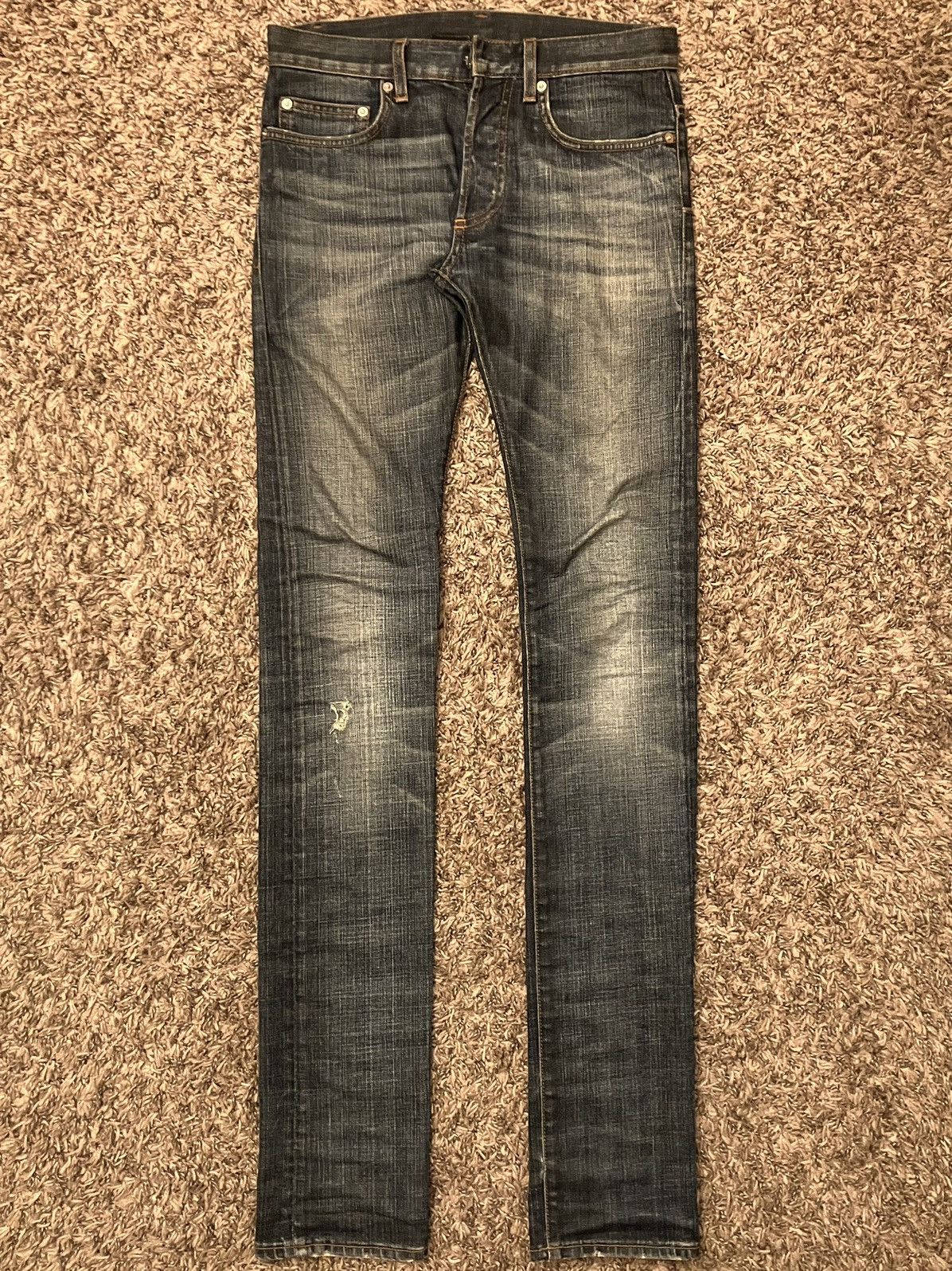 Dior × Hedi Slimane Dior Homme AW07 Jake 17.5cm Jeans | Grailed
