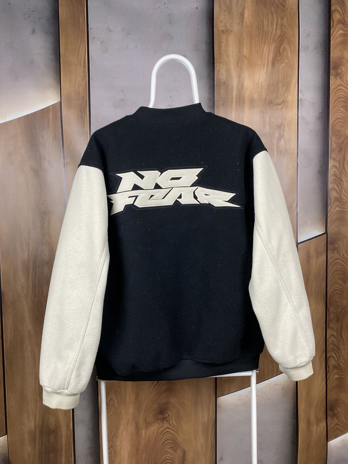 🏁Bomber Jacket No Fear & H&M Comet Logo Rare Fleece Jacket🏁