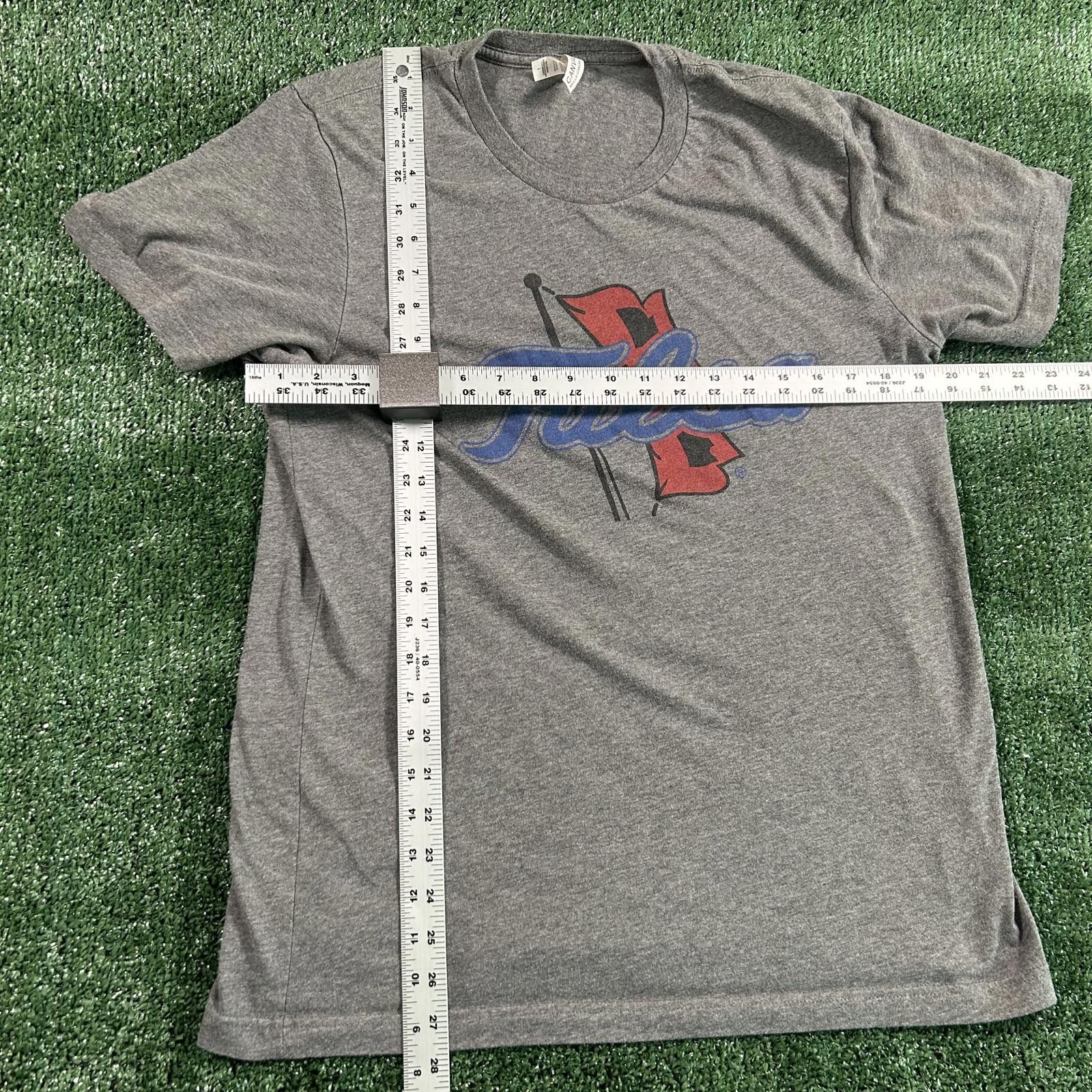 Other Gray university of Tulsa Graphic T-Shirt. L Size US L / EU 52-54 / 3 - 3 Thumbnail