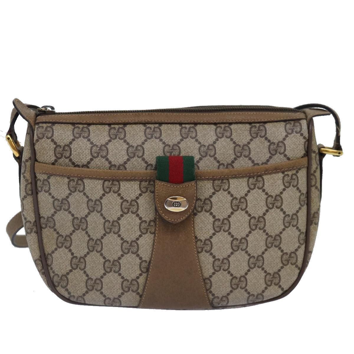 Gucci Ophidia Beige Canvas Shoulder Bag (Pre-Owned) Size ONE SIZE - 1 Thumbnail