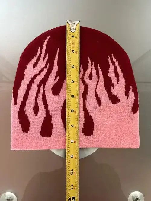 Other Pink Flame Beanie Size ONE SIZE - 4 Thumbnail