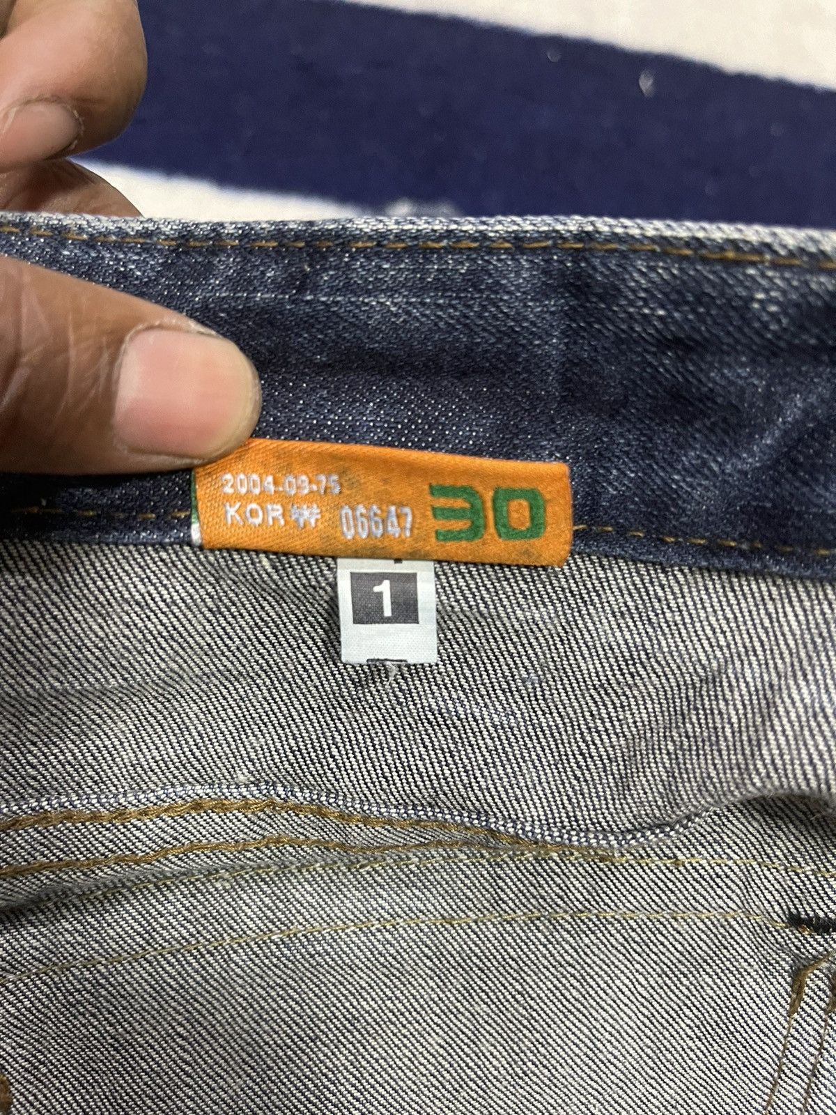Japanese Brand 3Q Hot Pepper Jeans (11) Size 32" / US 10 / IT 46 - 5 Thumbnail